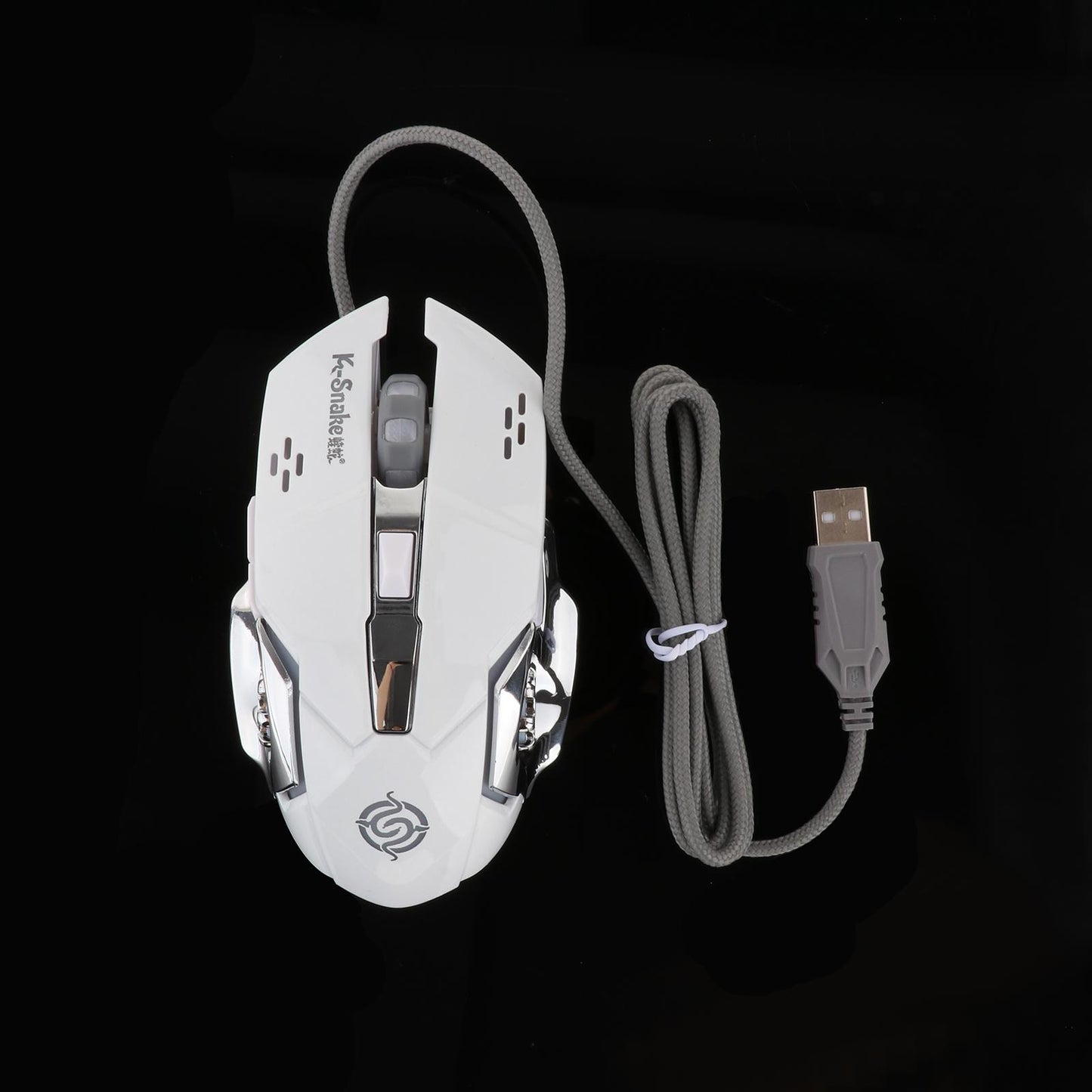Wired Gaming Mouse for Computer Desktop Laptop PC Universal white