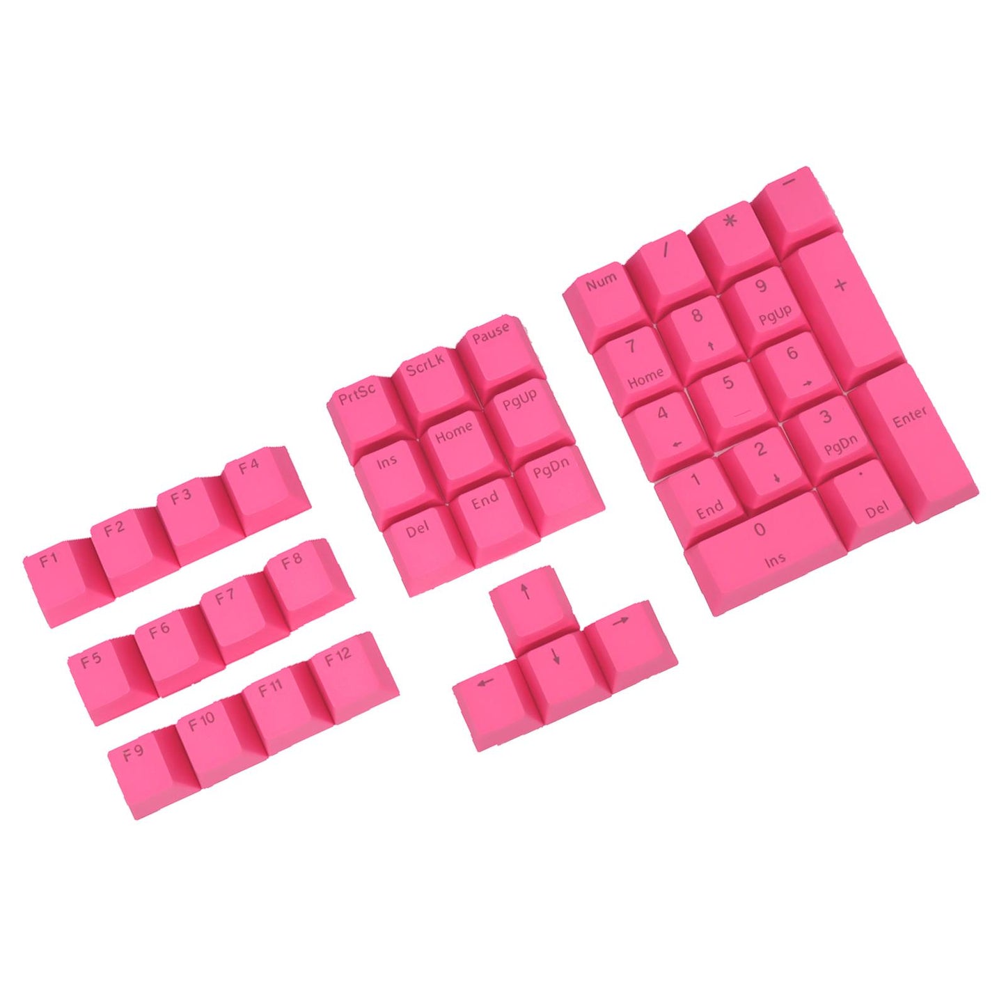 DIY PBT Key Caps Cover Kit for Cherry Mechanical Keyboard 42 Keycaps Pink