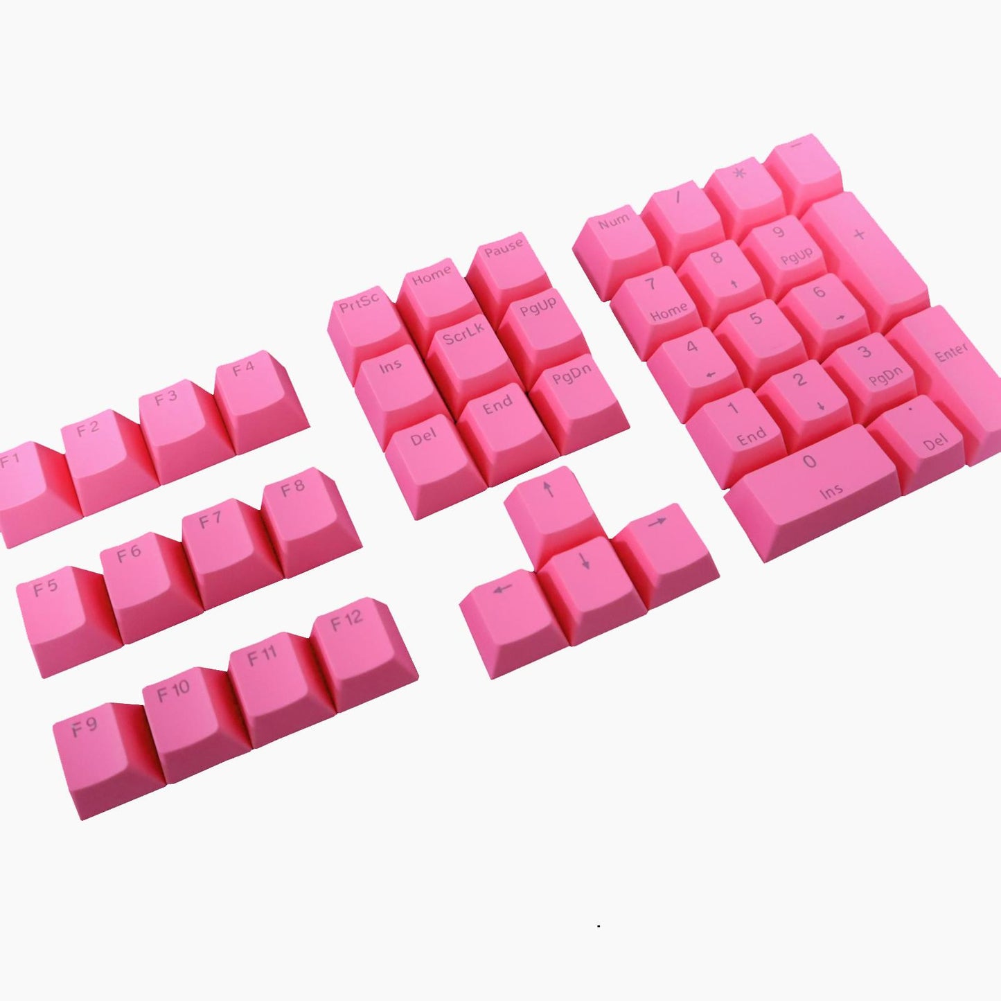 DIY PBT Key Caps Cover Kit for Cherry Mechanical Keyboard 42 Keycaps Pink