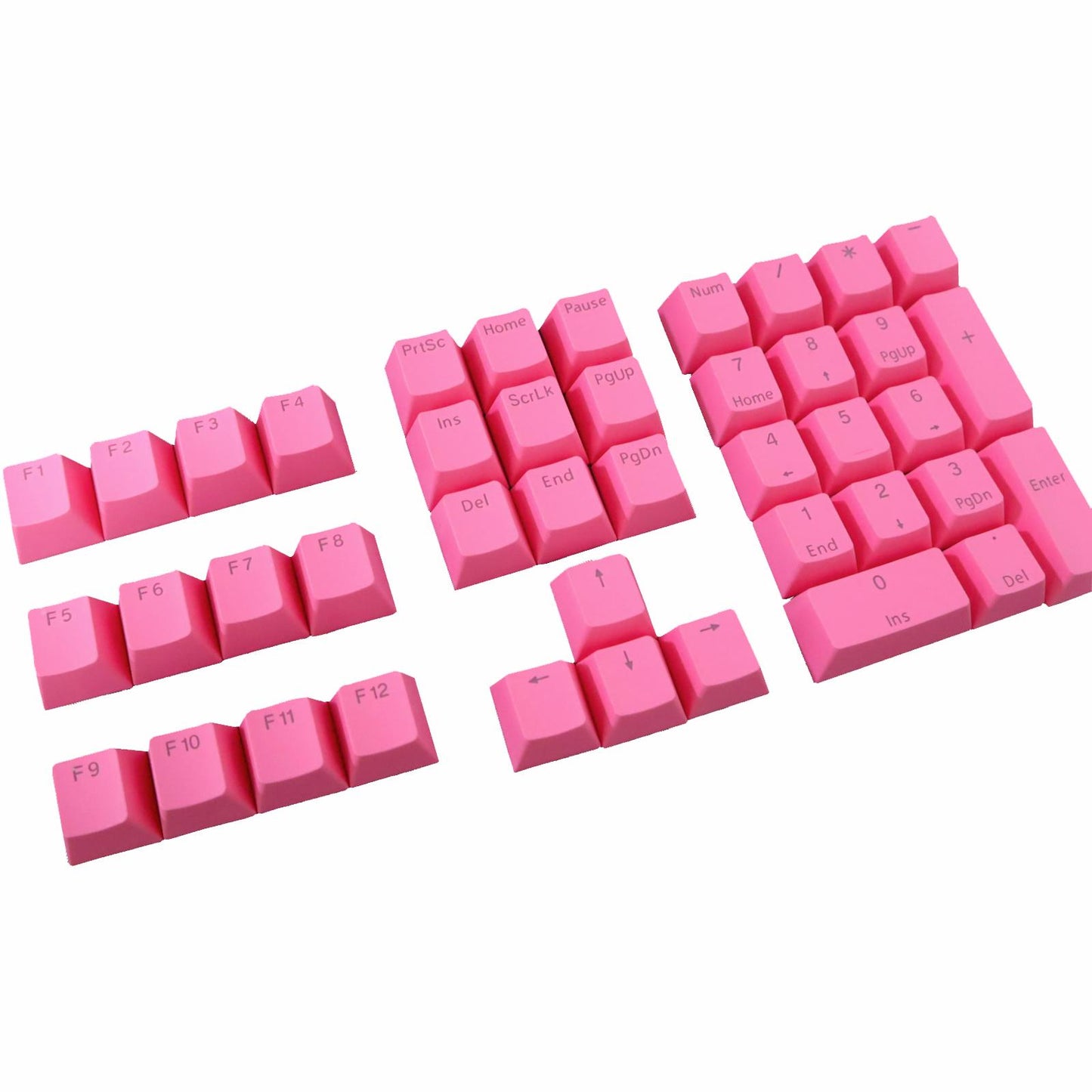 DIY PBT Key Caps Cover Kit for Cherry Mechanical Keyboard 42 Keycaps Pink