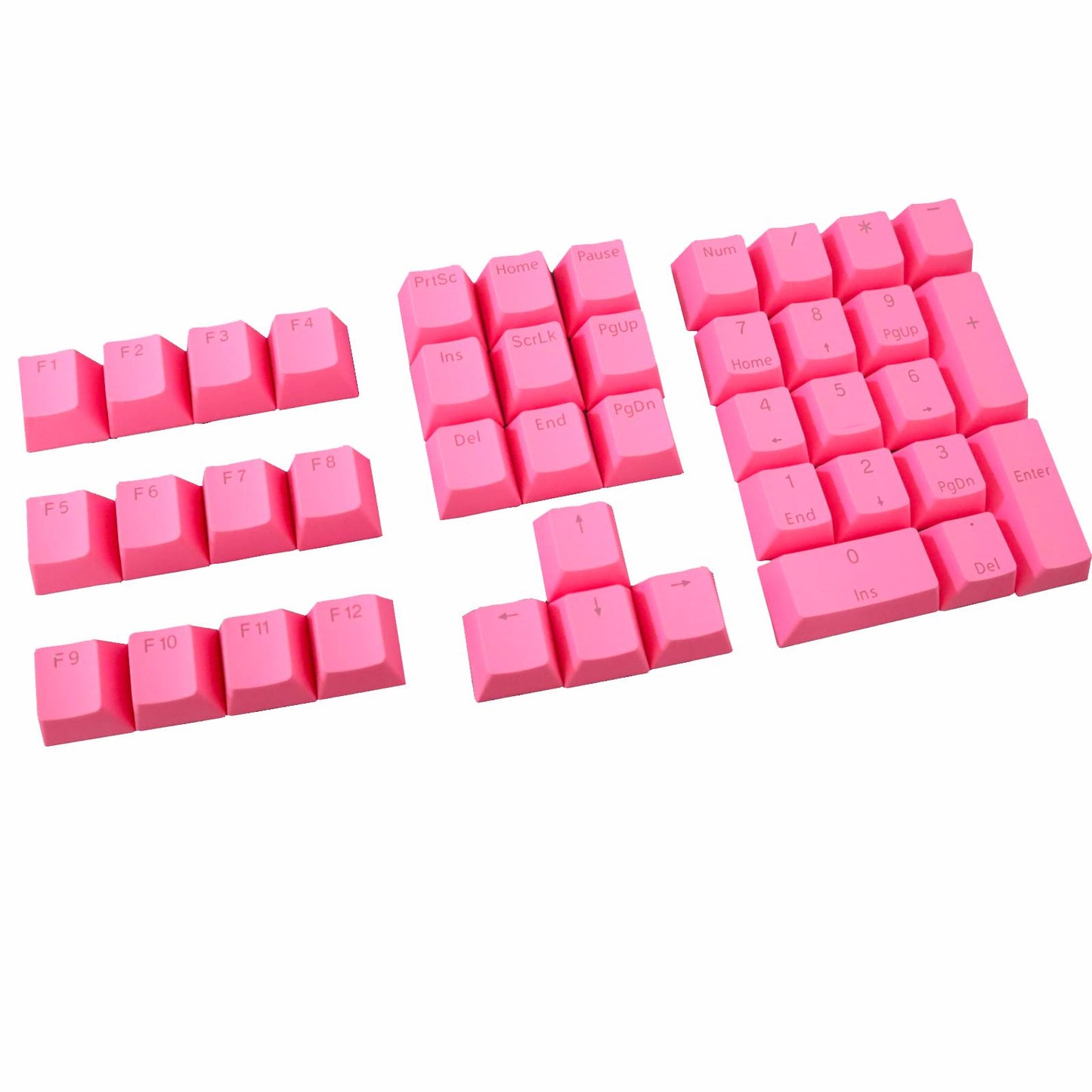 DIY PBT Key Caps Cover Kit for Cherry Mechanical Keyboard 42 Keycaps Pink