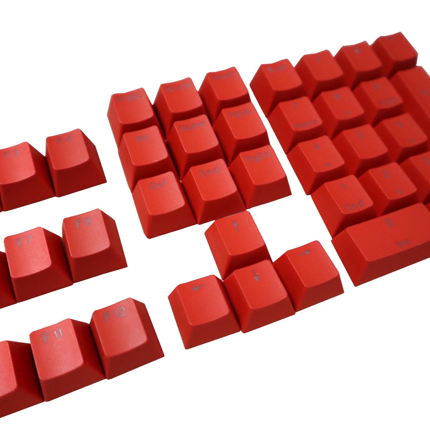 DIY PBT Key Caps Cover Kit for Cherry Mechanical Keyboard 42 Keycaps Red