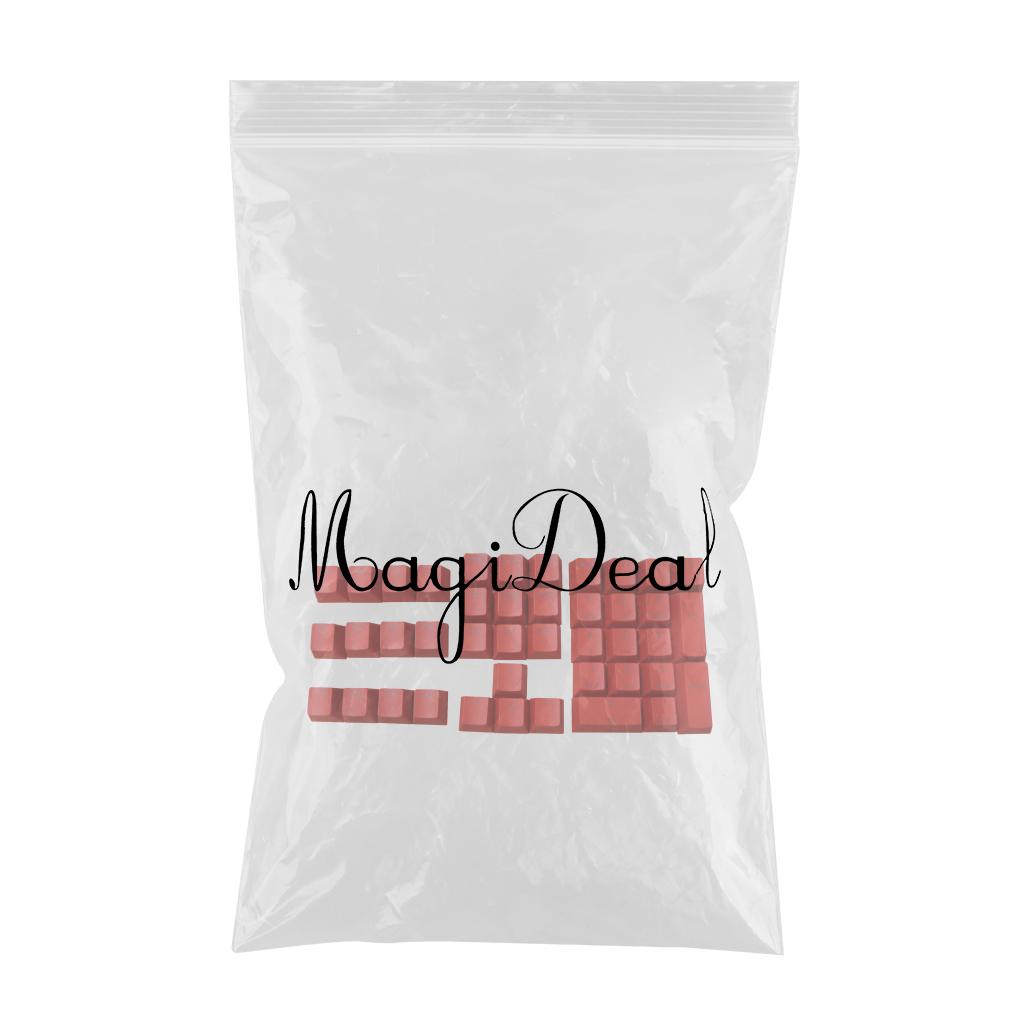DIY PBT Key Caps Cover Kit for Cherry Mechanical Keyboard 42 Keycaps Red