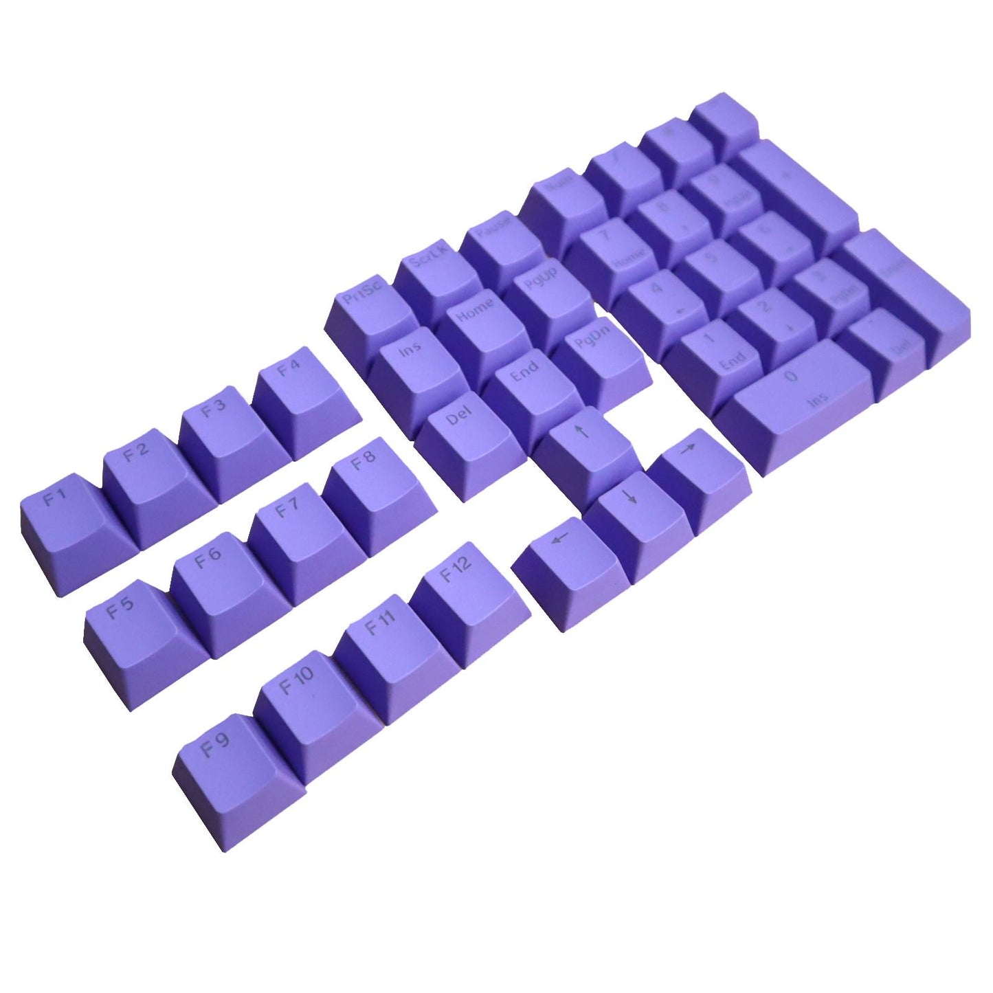 DIY PBT Key Caps Cover Kit for Cherry Mechanical Keyboard 42 Keycaps Purple
