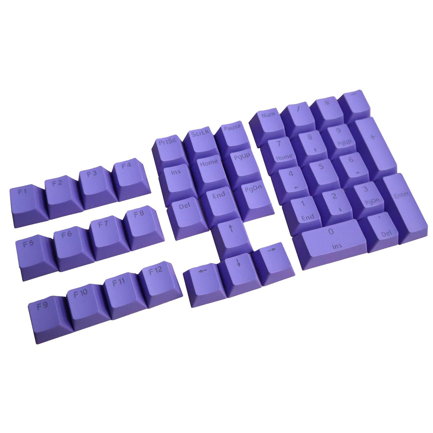 DIY PBT Key Caps Cover Kit for Cherry Mechanical Keyboard 42 Keycaps Purple