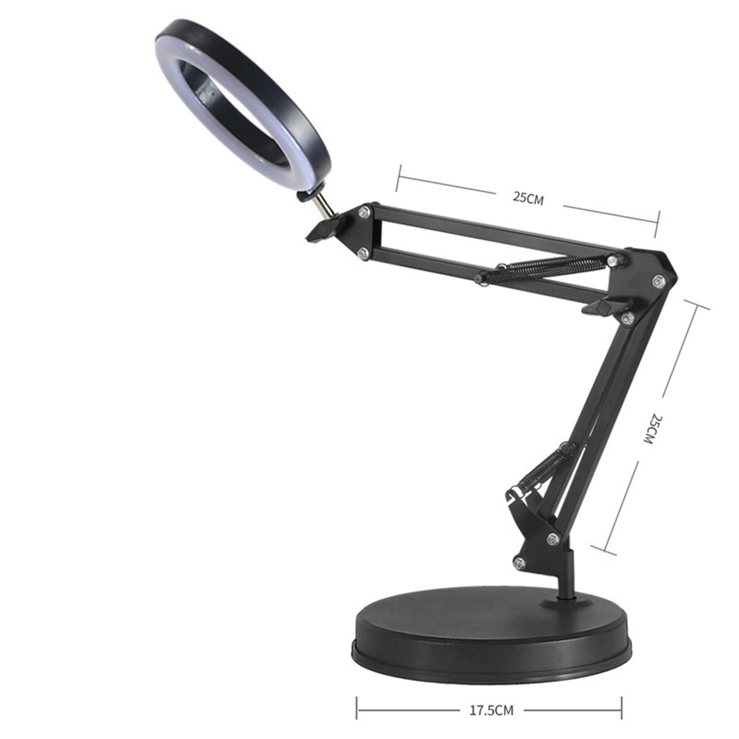 Adjustable Phone Holder for Live Stream Makeup Live Broadcast Webcam Set D