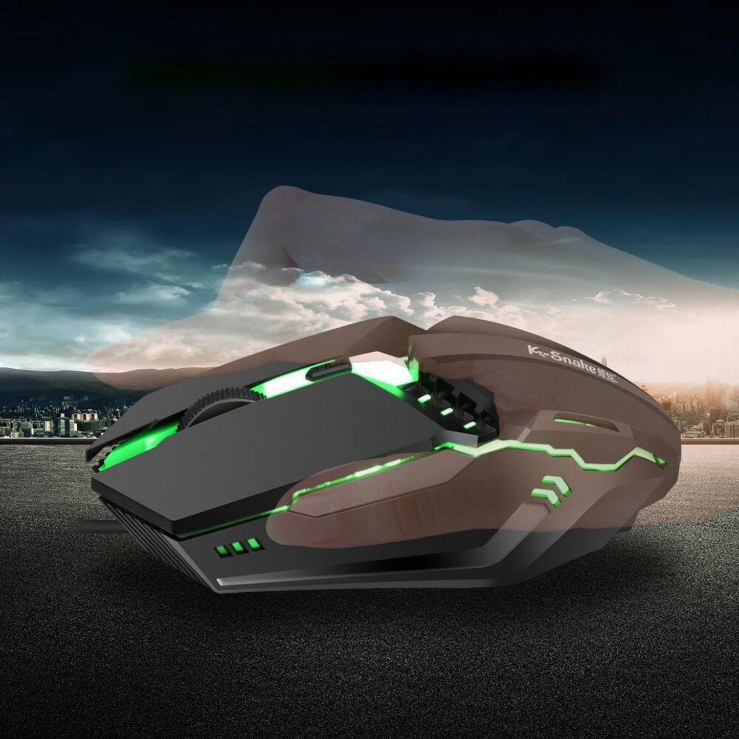 Programmable Wired Gaming Mouse for Computer Desktop Laptop PC 4 Buttons