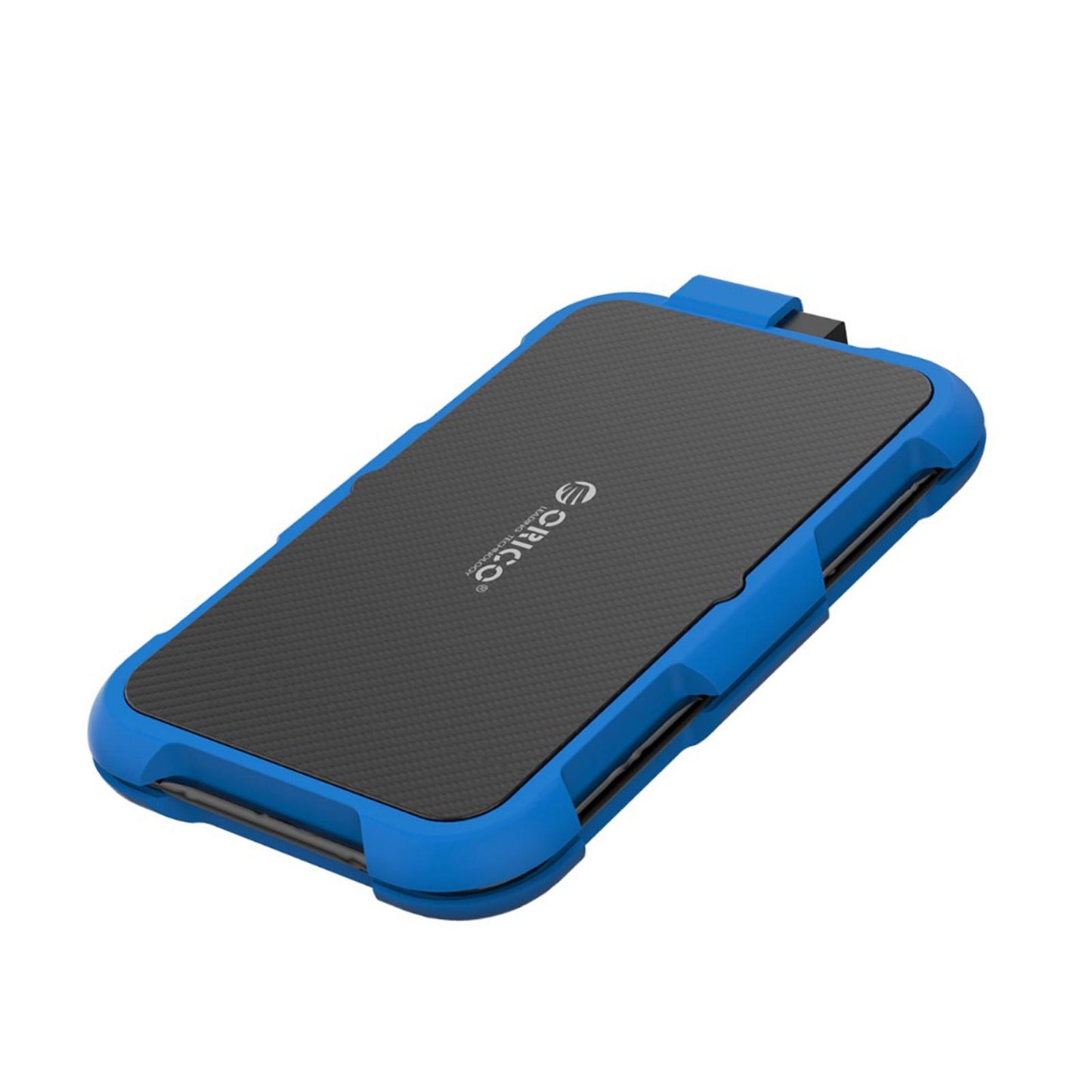 2.5 USB Hard Drive HDD Enclosure Adapter Case Data Storage Blue "