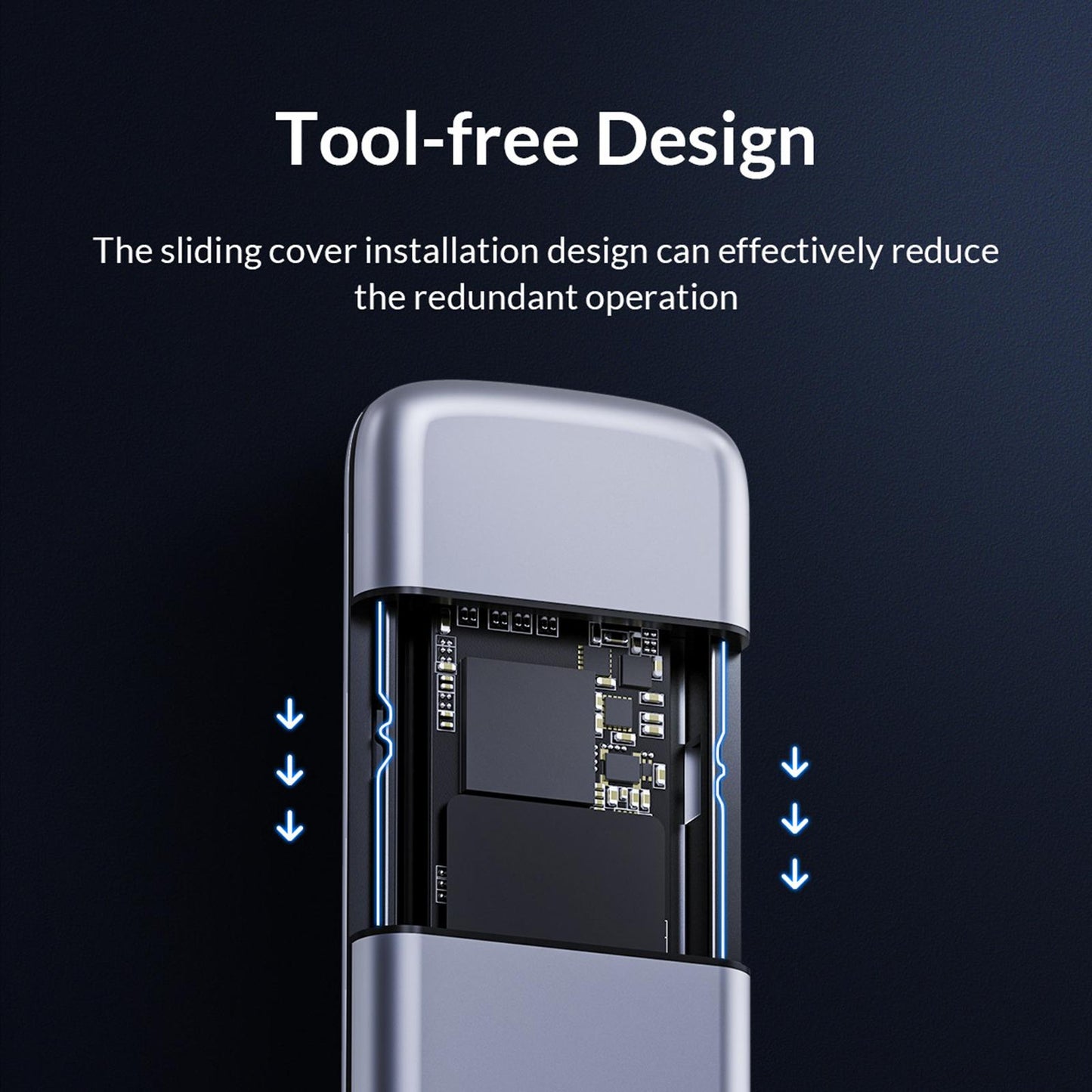 M2 SSD Case USB 3.1 -Portable M.2 PCIe Adapter for M2 M-Key 2230/2242/2280