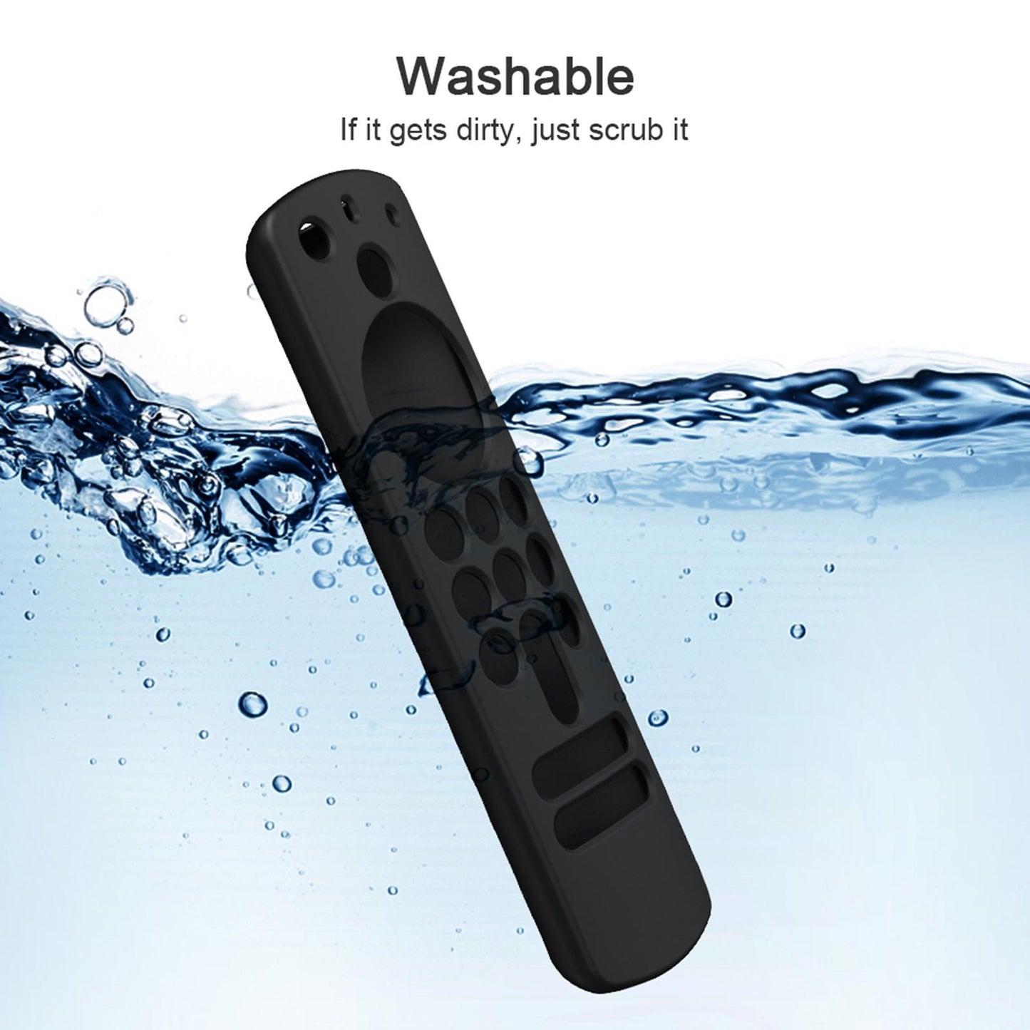 Remote Control Sleeve Cover Shell for ALEXA Voice Remote 3rd Gen black