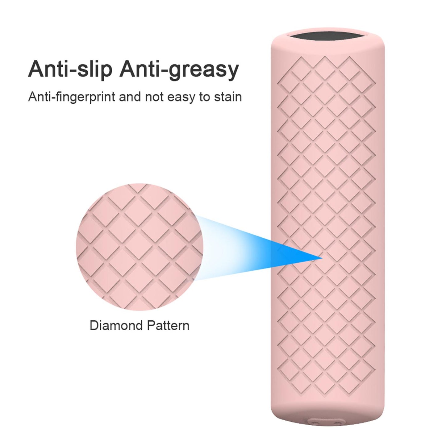 Remote Control Sleeve Cover Shell for ALEXA Voice Remote 3rd Gen pink