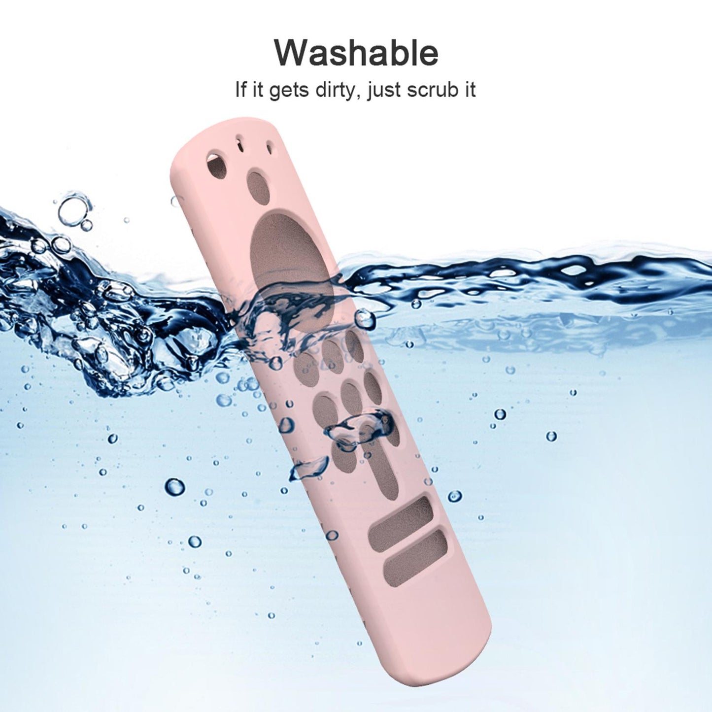 Remote Control Sleeve Cover Shell for ALEXA Voice Remote 3rd Gen pink