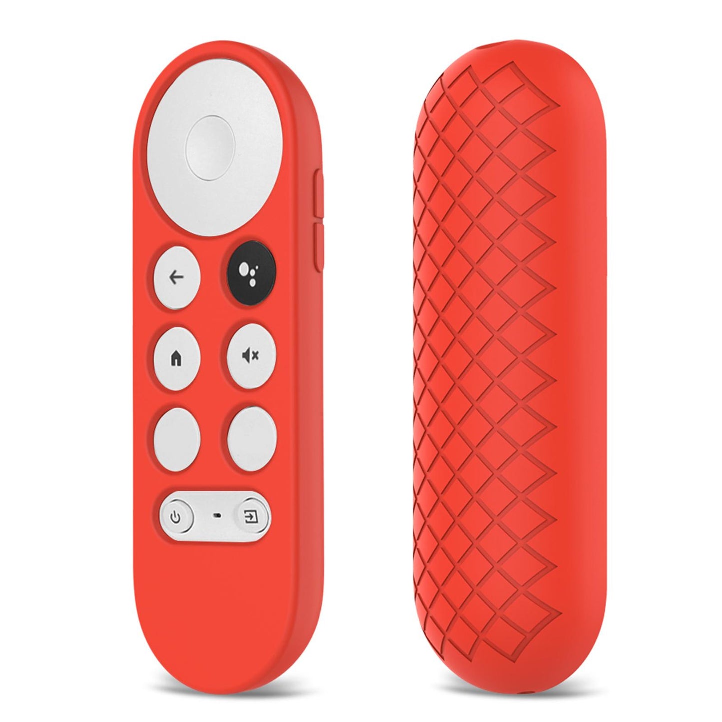 Silicone Protective Case Remote Cover for Google 2020 Voice Remote Red