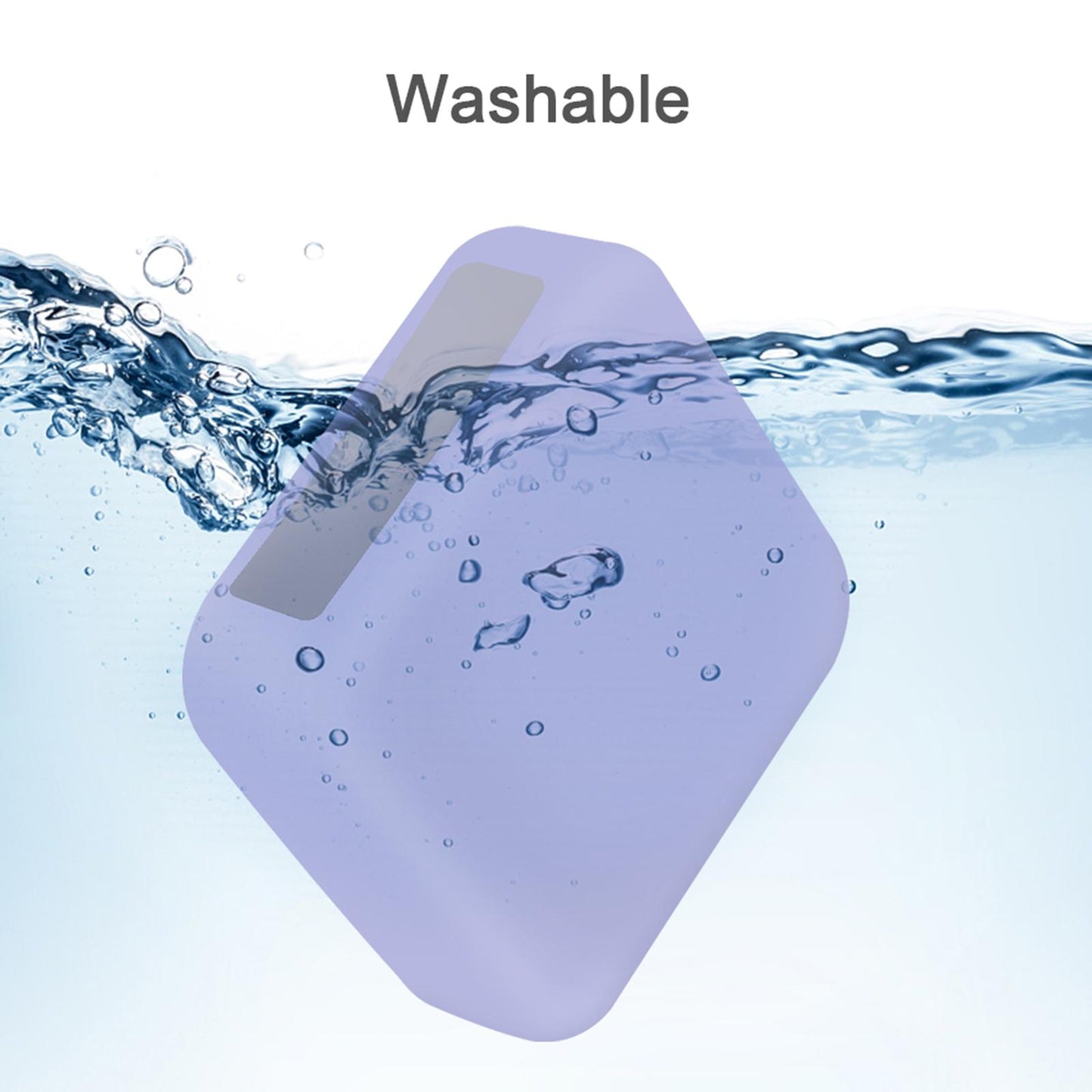 Silicone Case Shockproof Skin ForMacbook 2021 143W Protective Cover Purple