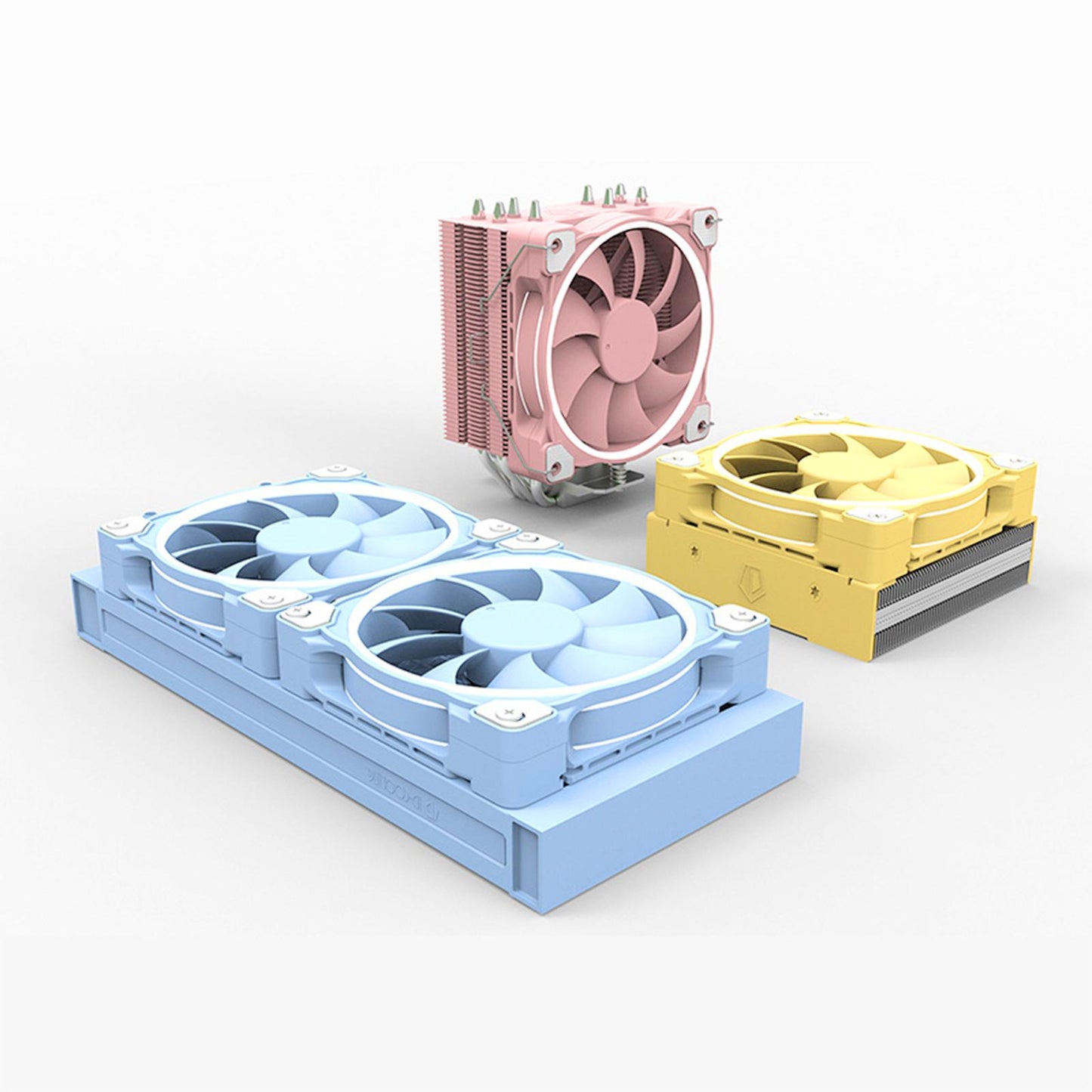 Case Fan PWM Case Fan 5V 3 PIN Motherboard Sync Computer Case Cooling Pink