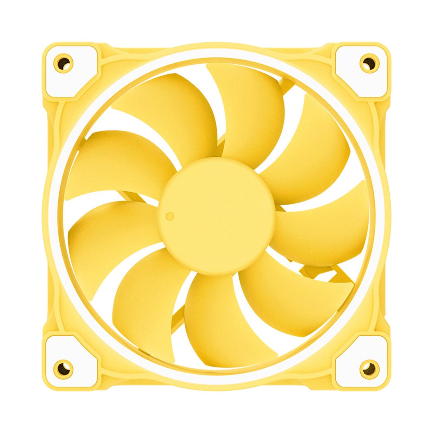 Case Fan PWM Case Fan 5V 3 PIN Motherboard Sync Computer Case Cooling Yellow