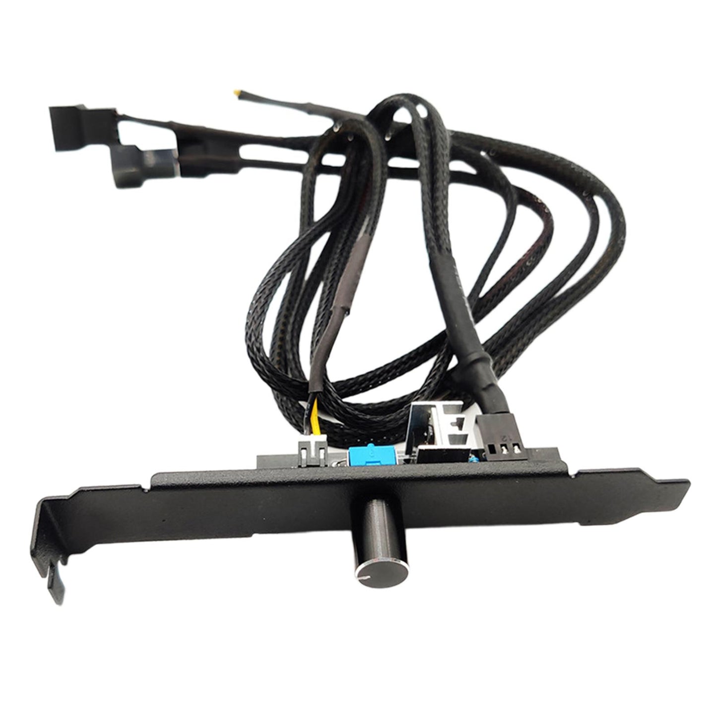 12V Computer PC Case Cooling Fan Hub Regulator 4Pin 3Pin Speed Controller 2