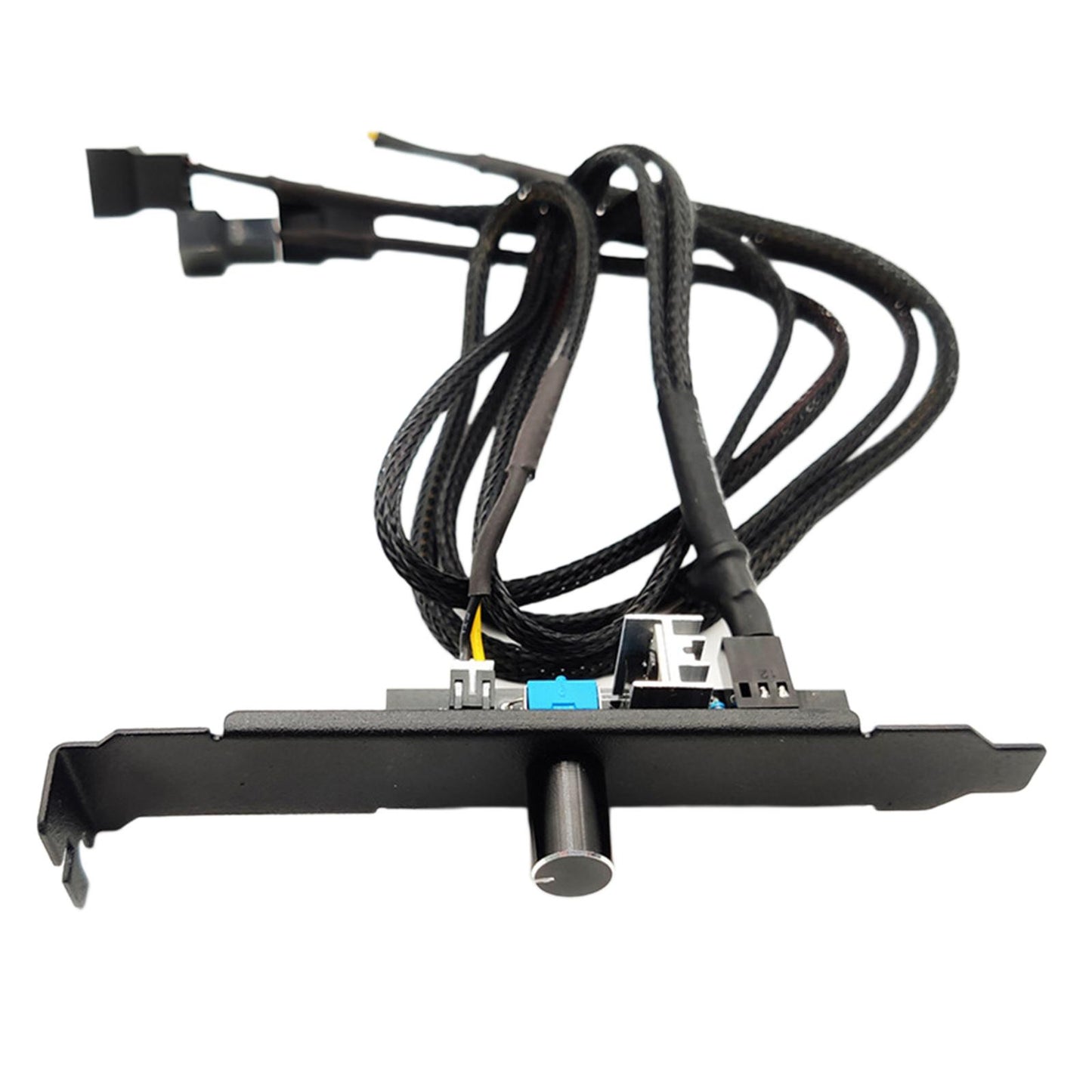 12V Computer PC Case Cooling Fan Hub Regulator 4Pin 3Pin Speed Controller 2
