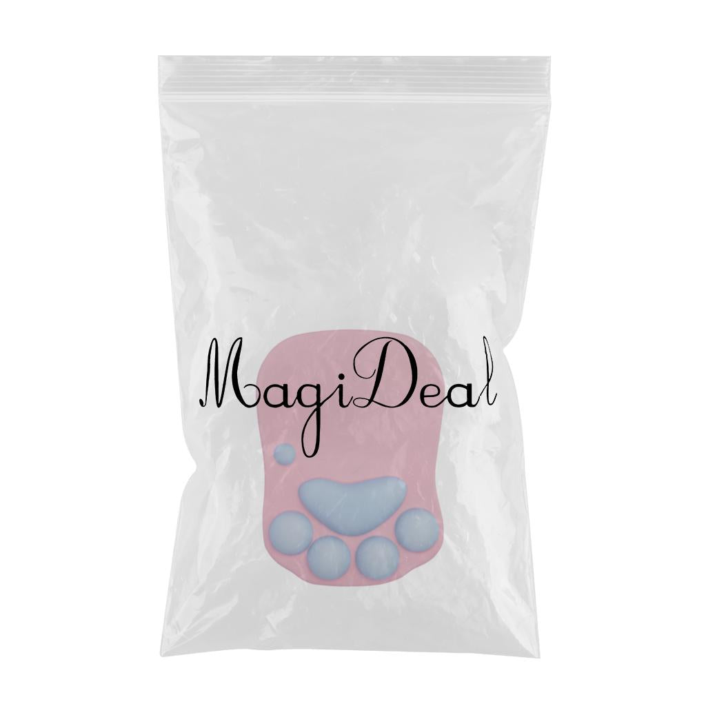 Mouse Pad Cat Paw with Wrist Support for Home Office Comfortable pink