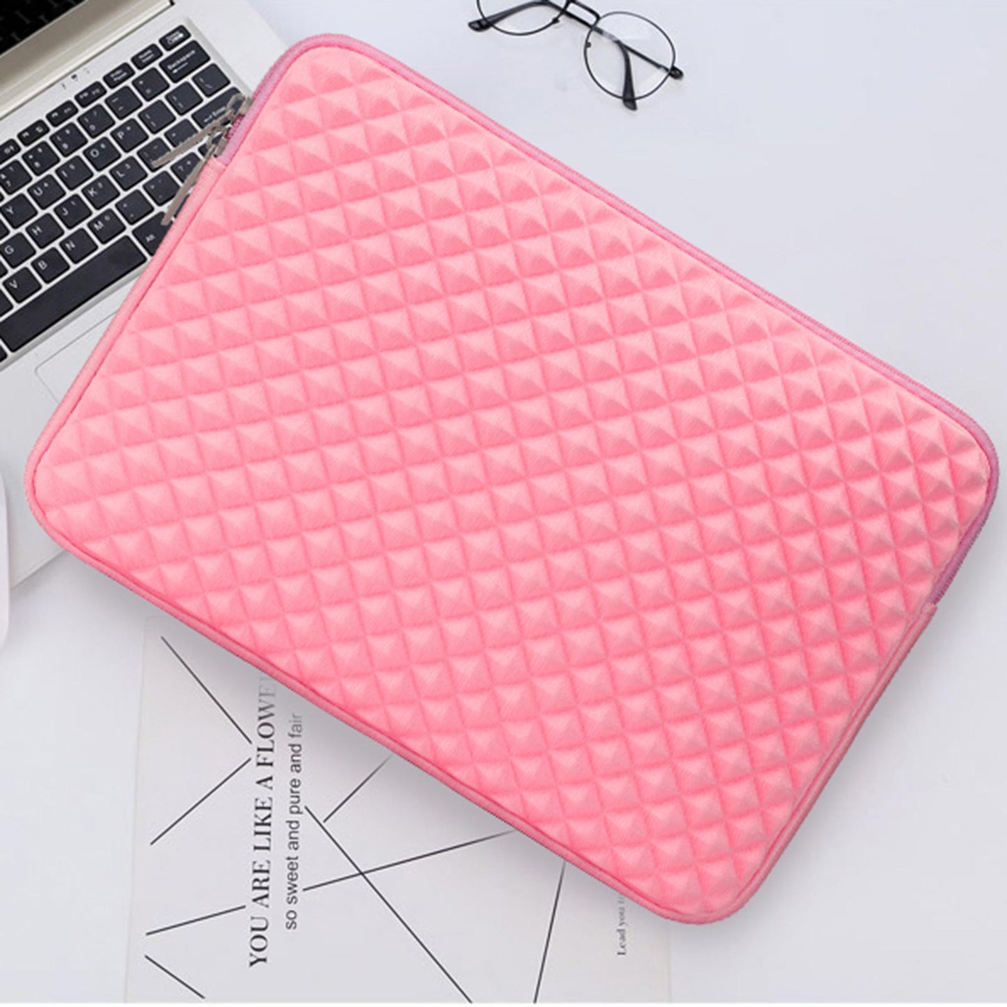 Laptop Sleeve Computer Neoprene Bag Cover With Small Case 14-15inch