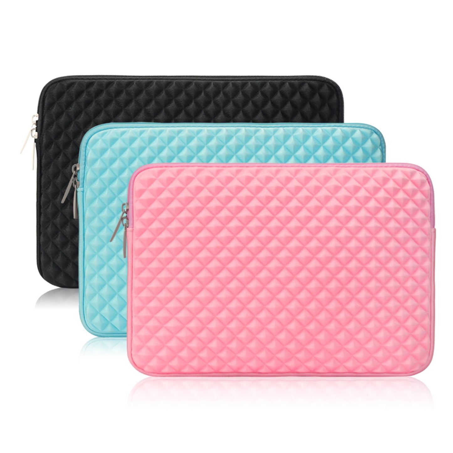 Slim Laptop Sleeve Computer Water Repellent Protective Case Pink 13inch