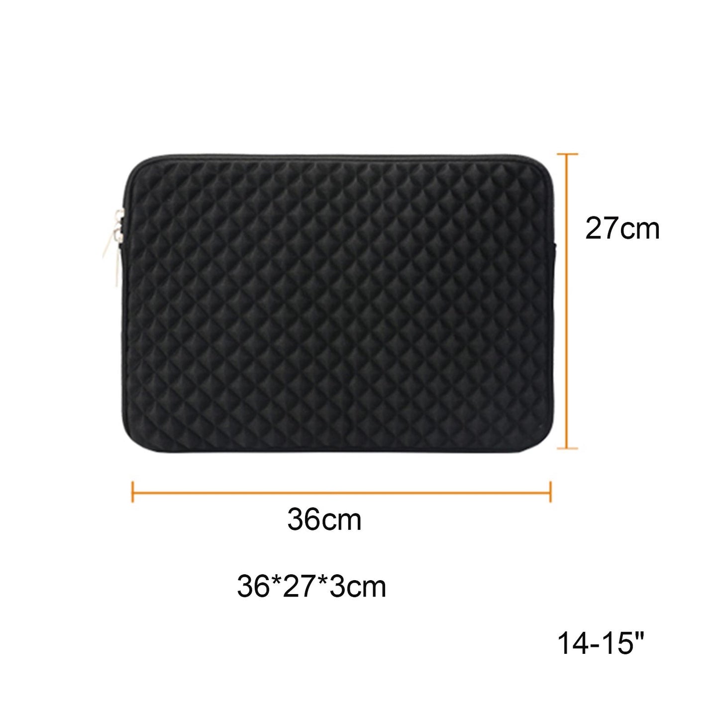 Slim Laptop Sleeve Computer Water Repellent Protective Case Blue 14-15inch