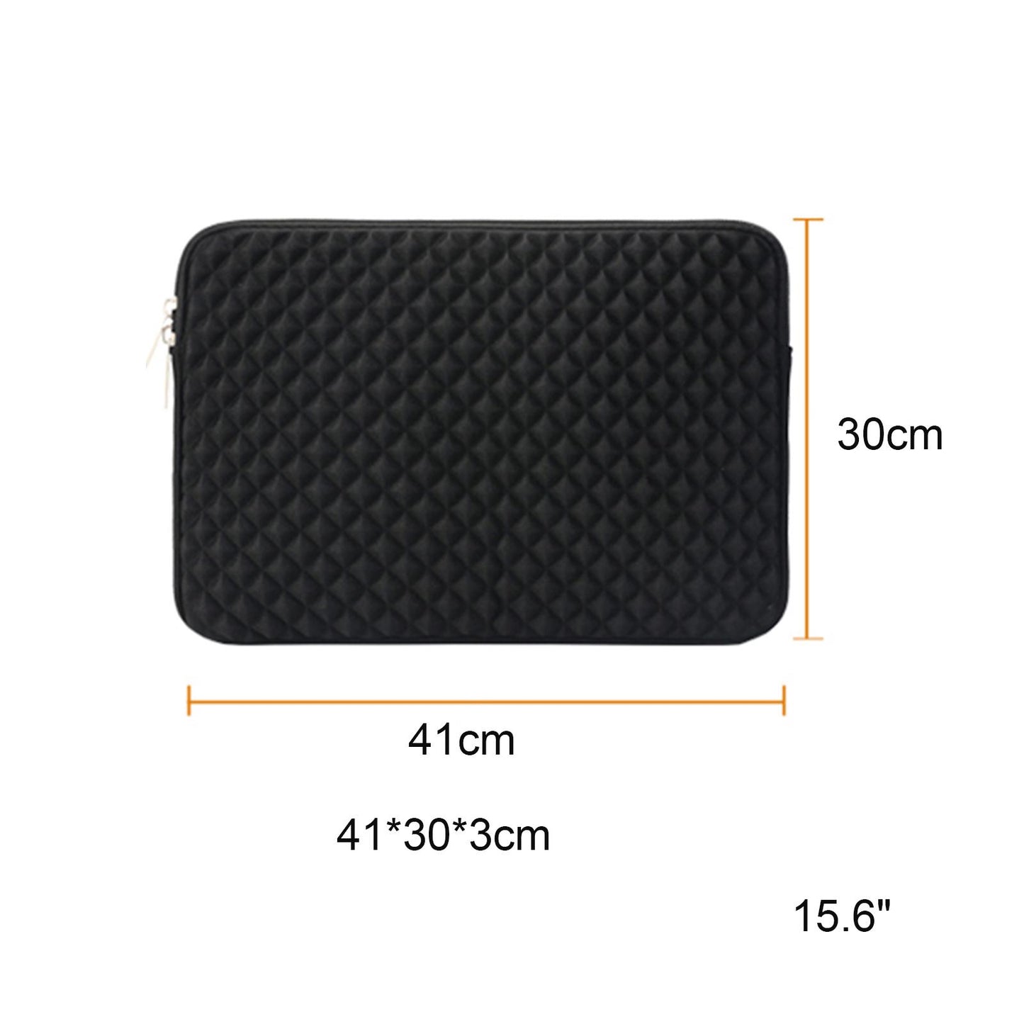 Slim Laptop Sleeve Computer Water Repellent Protective Case Blue 15.6inch