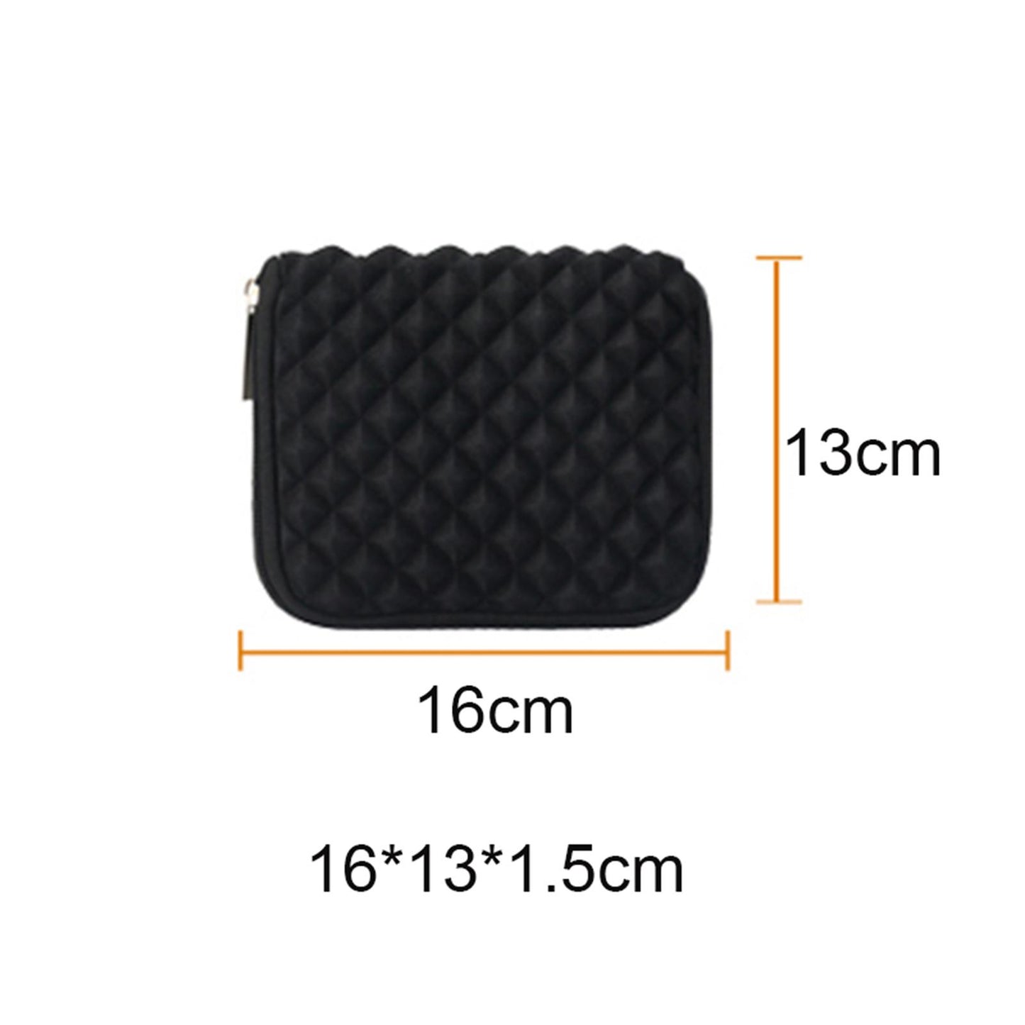Slim Laptop Sleeve Compatible Computer Water Repellent Protective Case Black