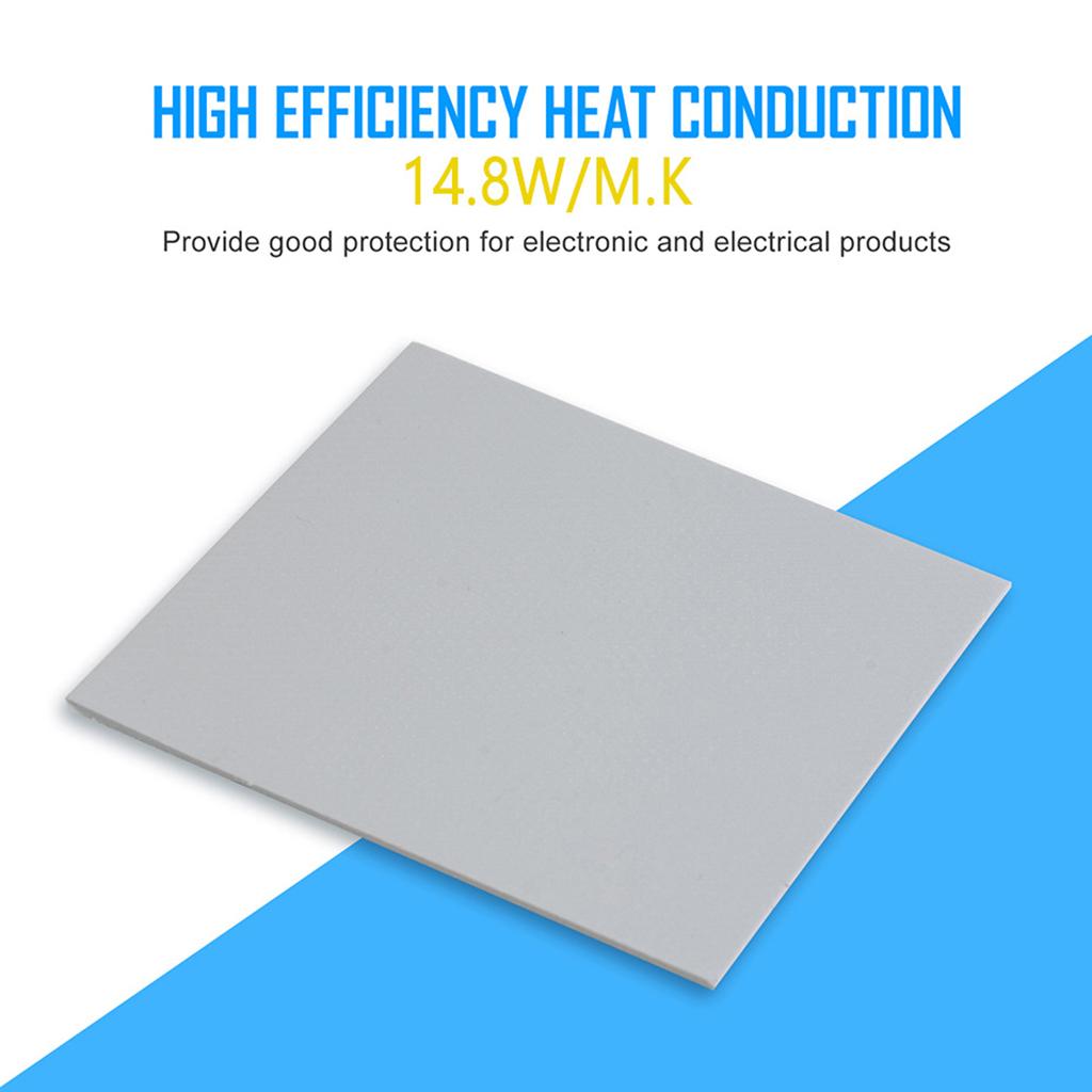 Silicone Thermal Pad Grease Pad for GPU/CPU Memory SSD Cooler 85x45x0.5mm