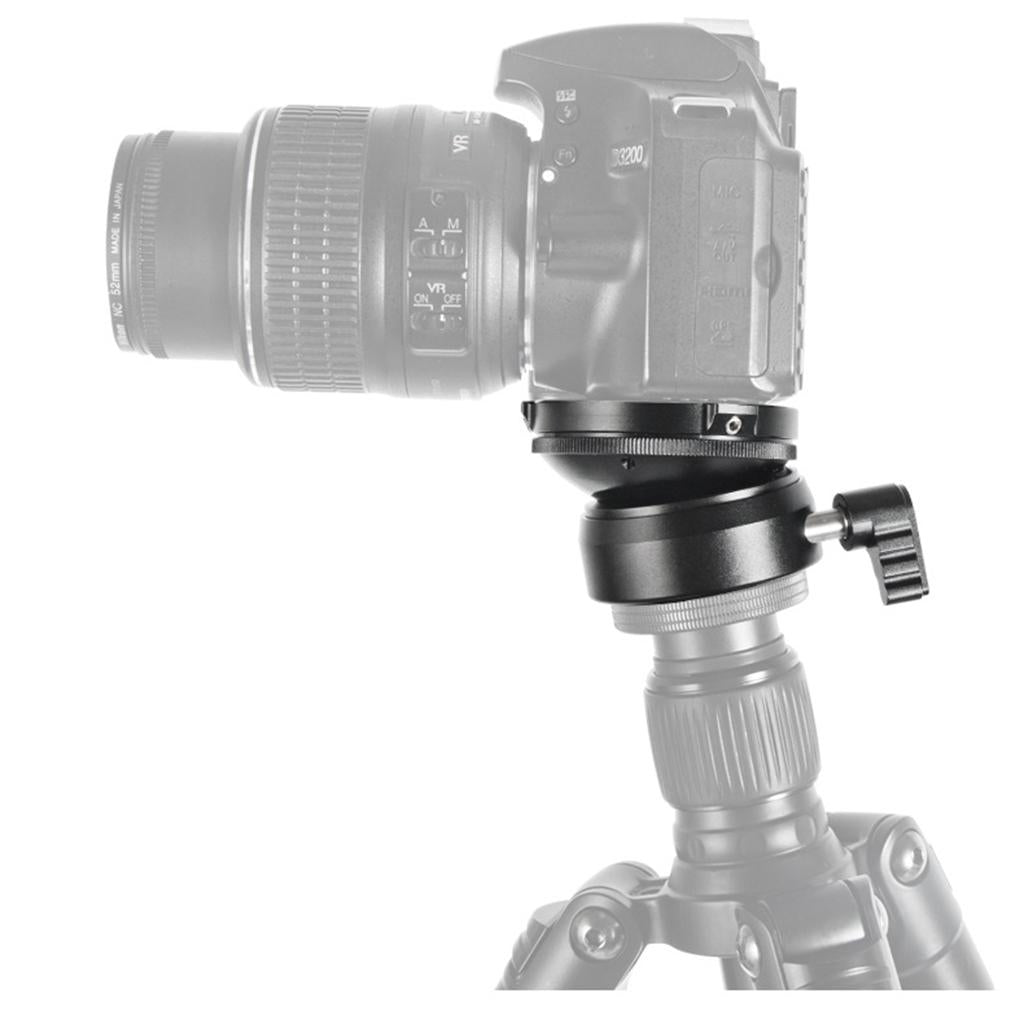 Tripod Leveling Base for Canon Tripods Monopods Bottom 0.25inch screw