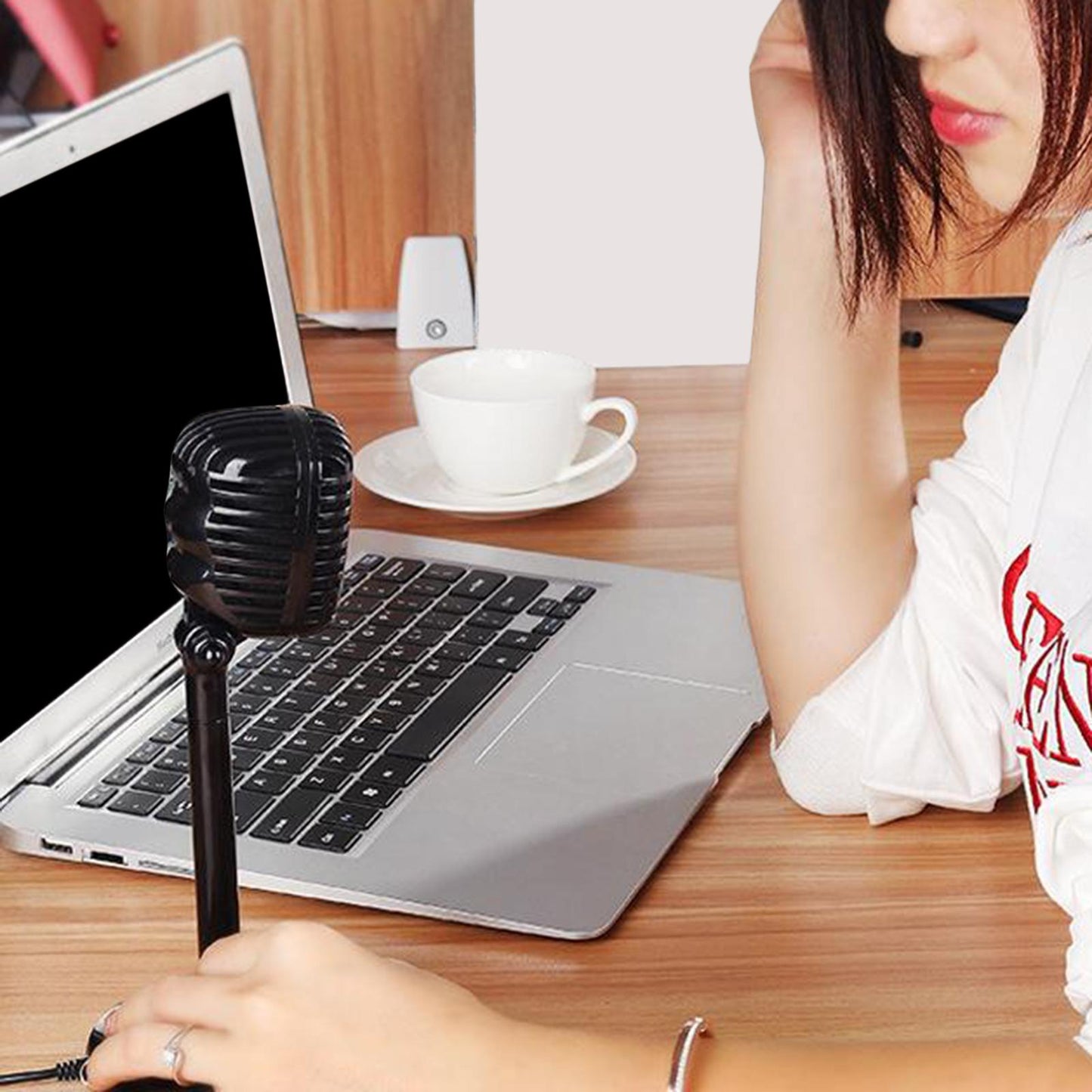 PC Microphone Studio Condenser Recording Microphone Vocal Singing Mic Stand