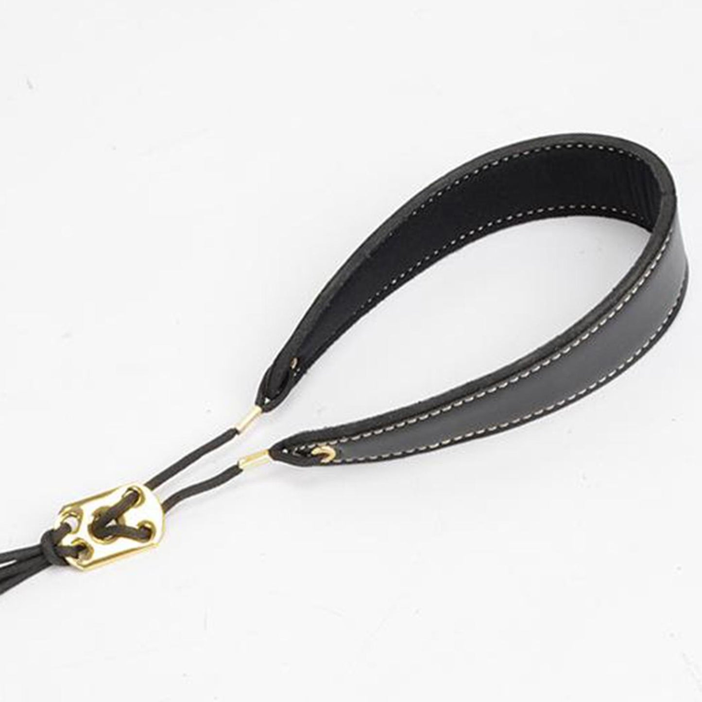 Alto Soprano Saxophone Neck Strap Sax Neckstrap Soft Leather Padded Rubber