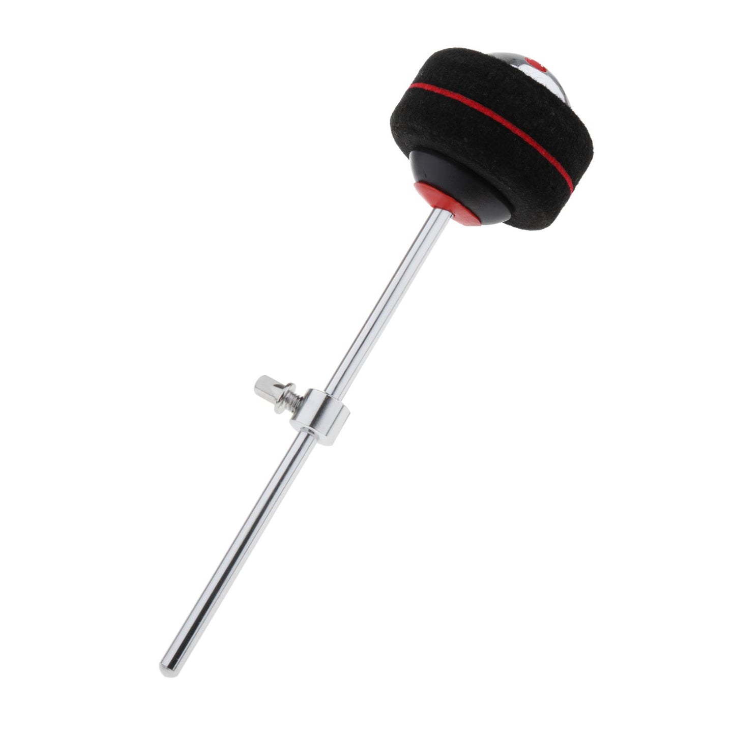 Drum Kick Beater Head Steel Black Felt Pedal Beater Percussion Instrument