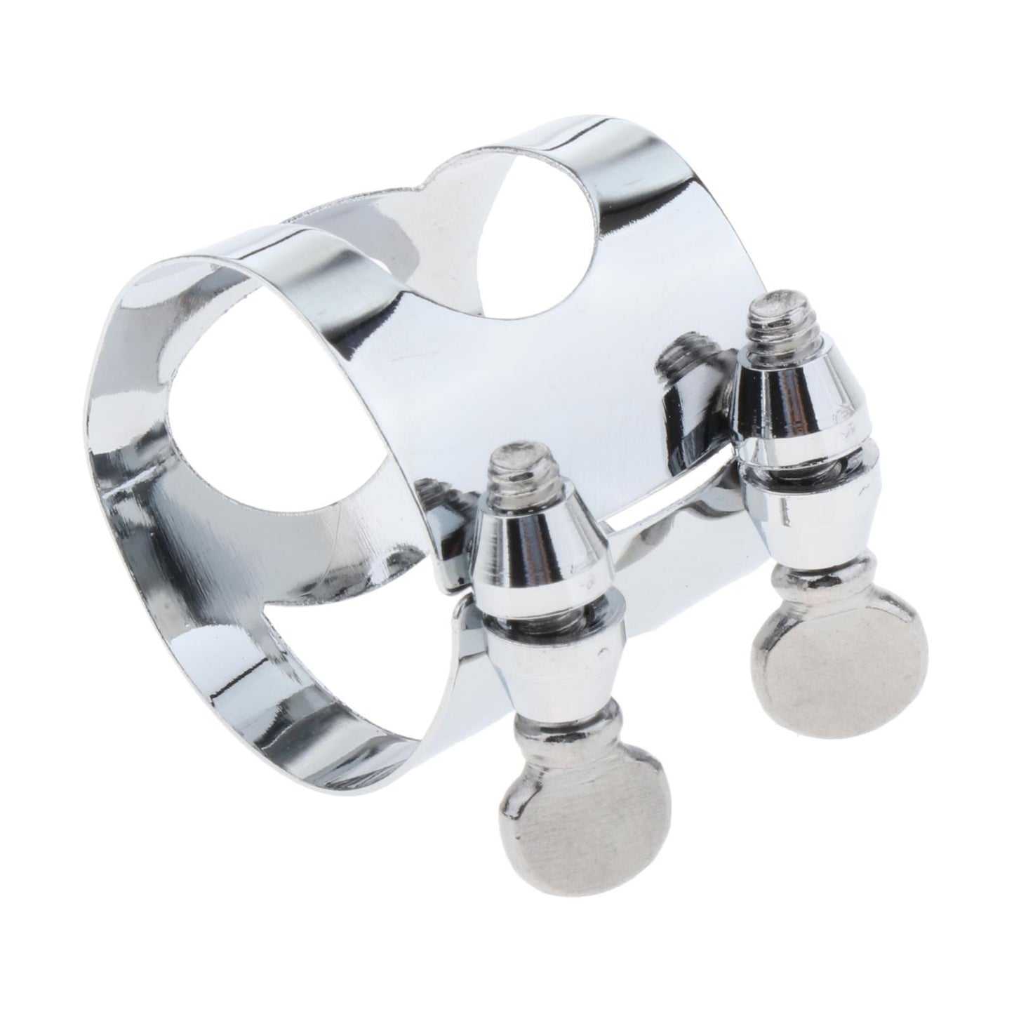 Alto Saxophone Mouthpiece Ligature Metal Clip Fastener Double Screws Adjust