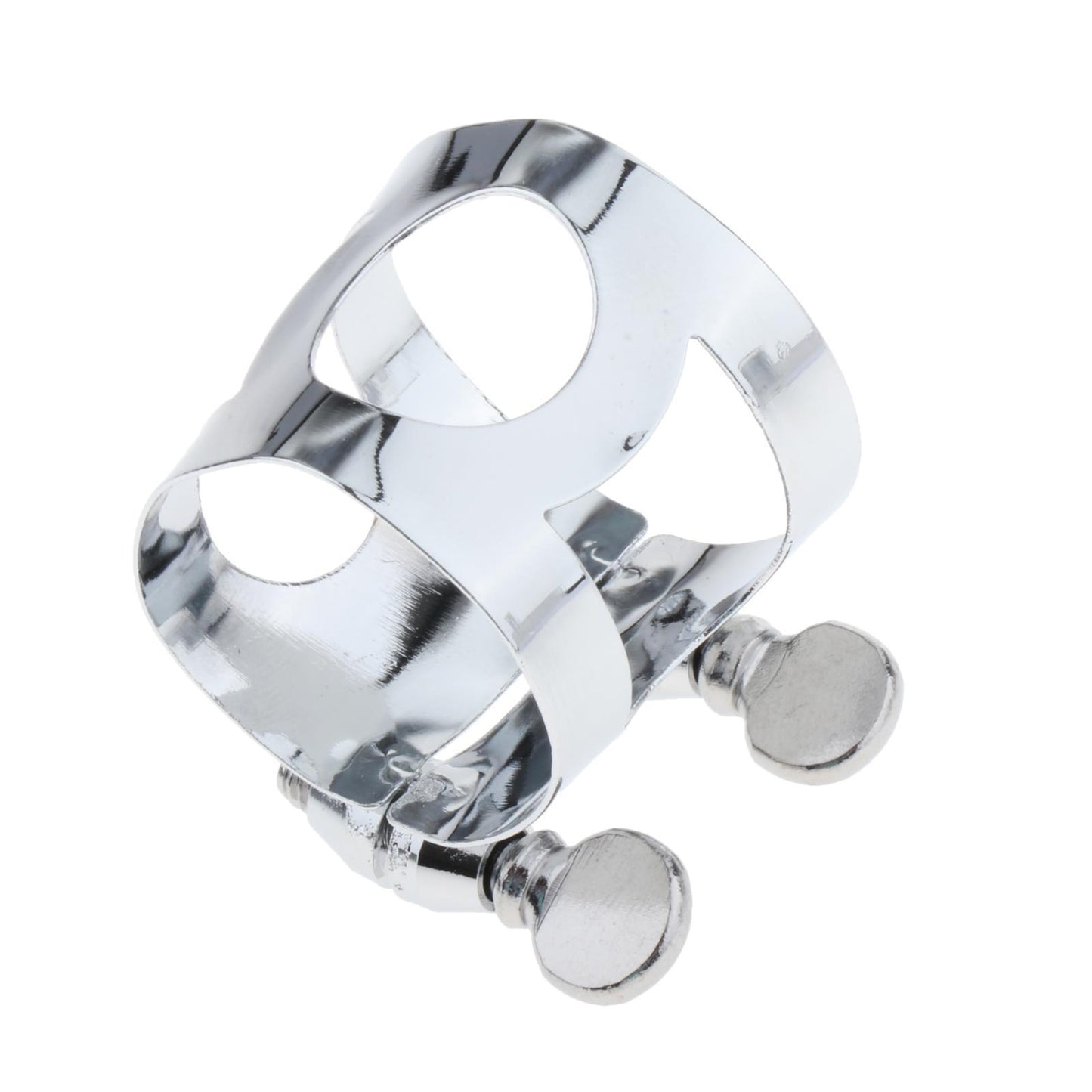 Alto Saxophone Mouthpiece Ligature Metal Clip Fastener Double Screws Adjust