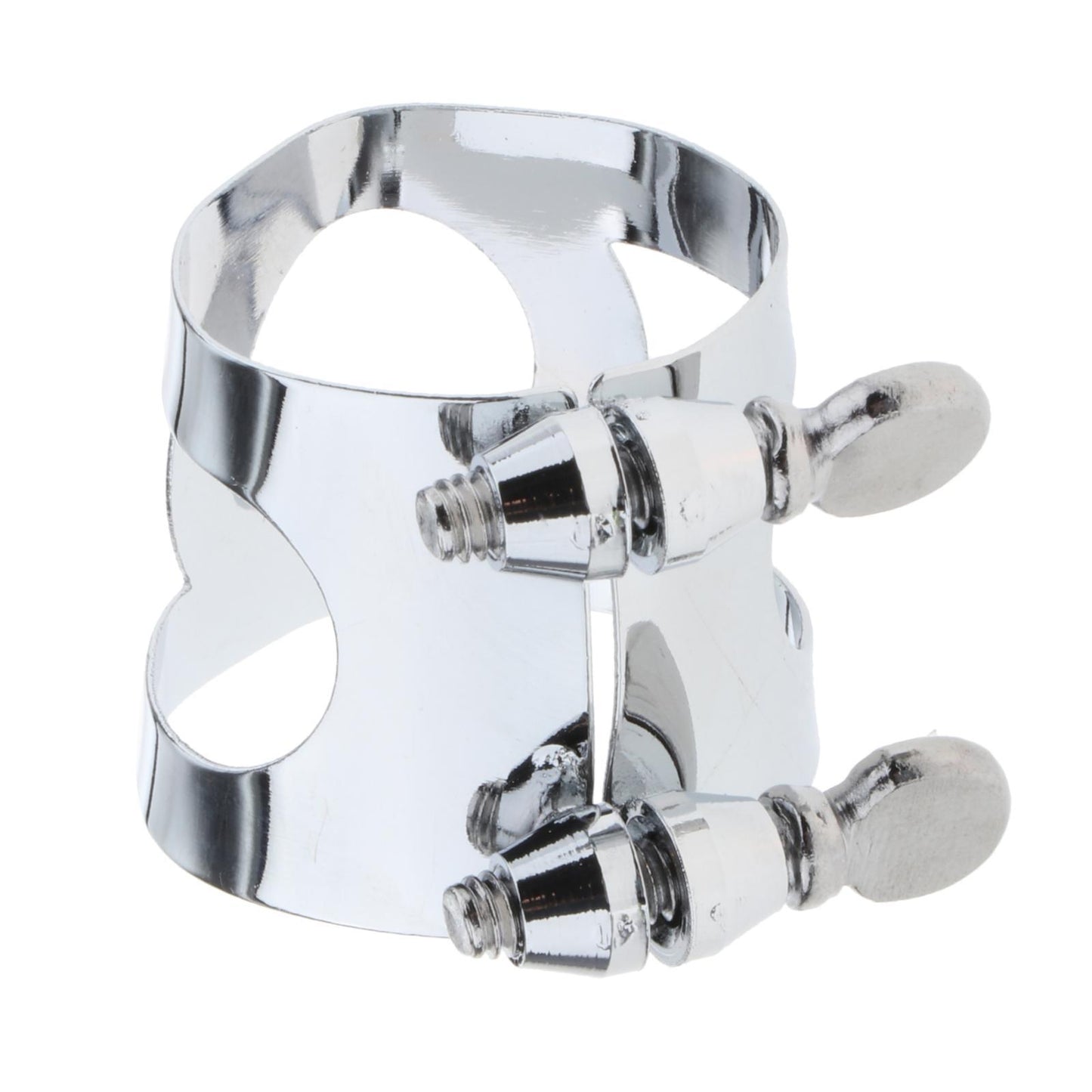Alto Saxophone Mouthpiece Ligature Metal Clip Fastener Double Screws Adjust