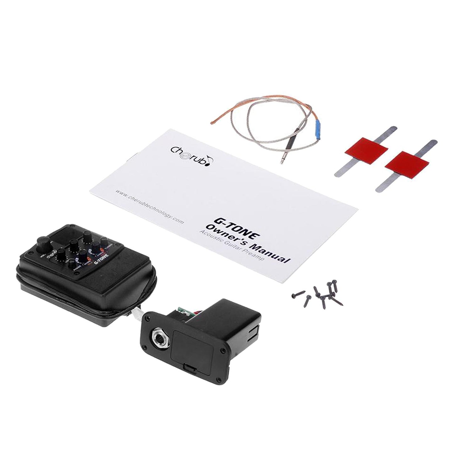 Cherub GT-6 Acoustic Guitar Preamp Piezo Pickup