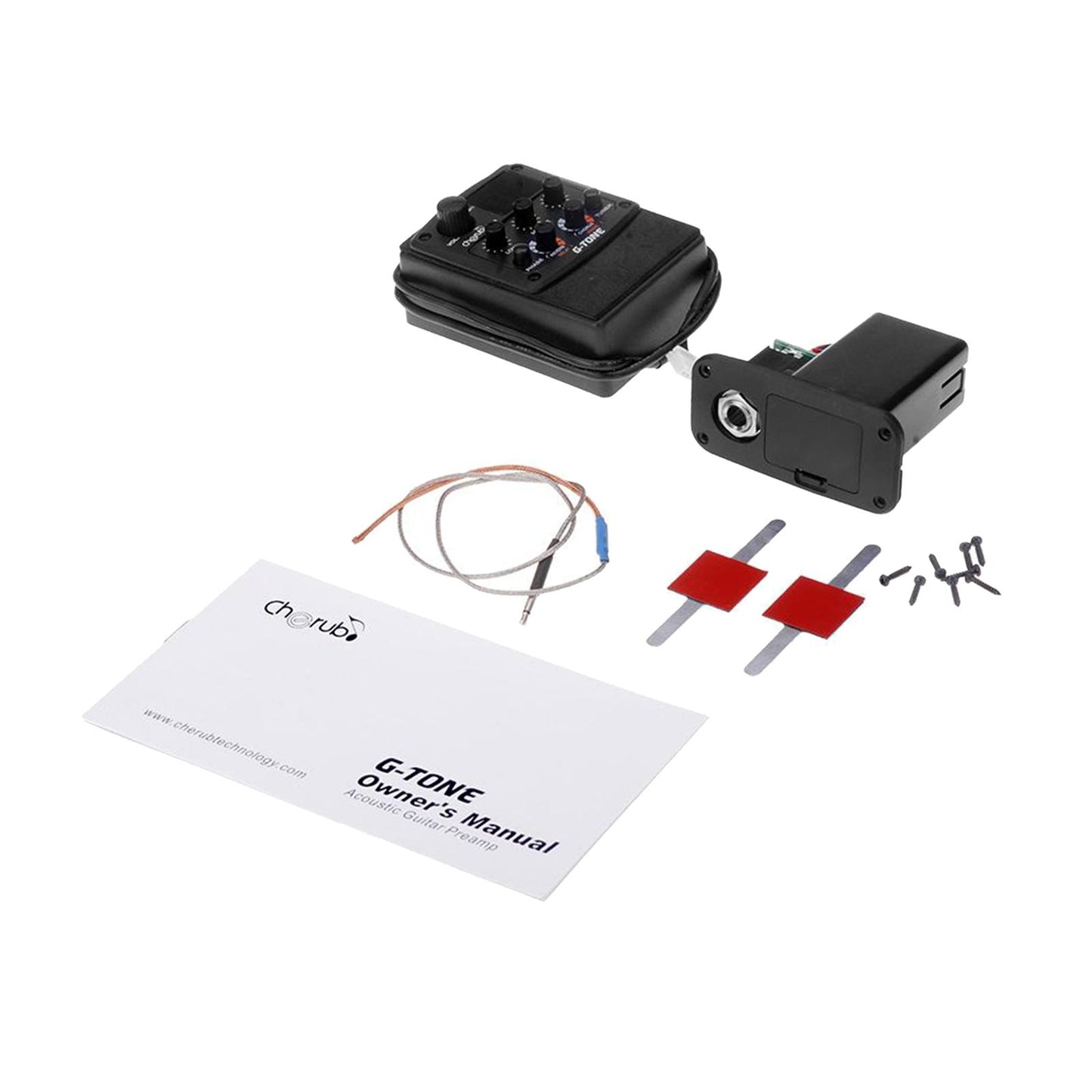 Cherub GT-6 Acoustic Guitar Preamp Piezo Pickup