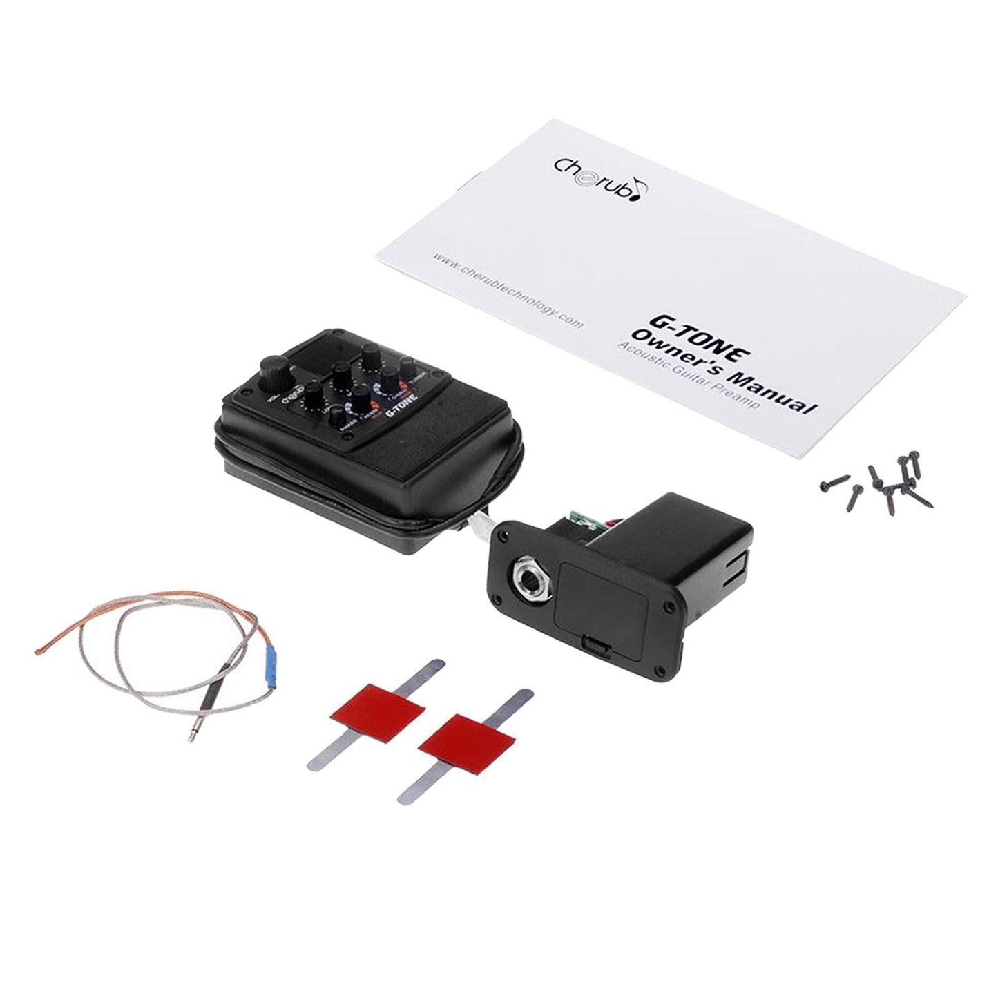 Cherub GT-6 Acoustic Guitar Preamp Piezo Pickup