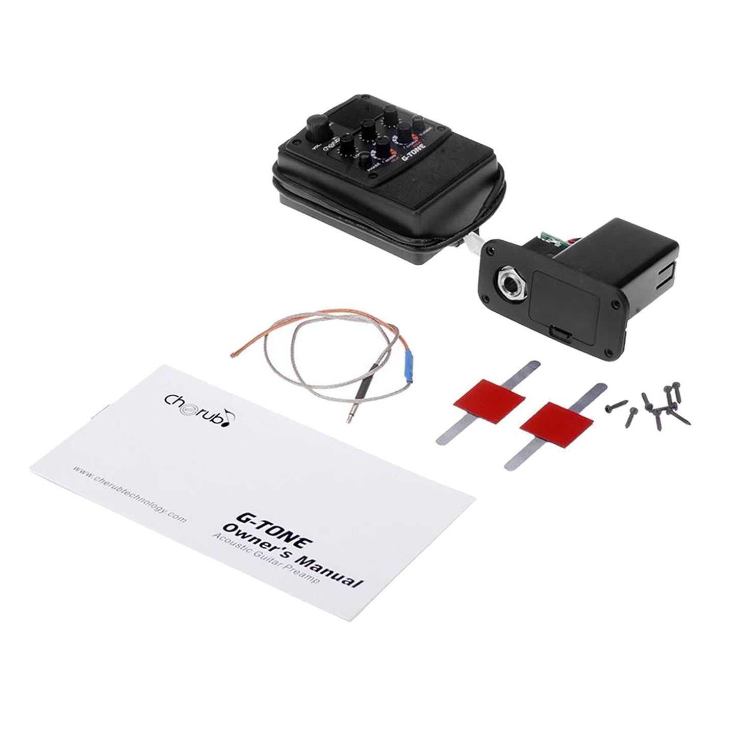 Cherub GT-6 Acoustic Guitar Preamp Piezo Pickup