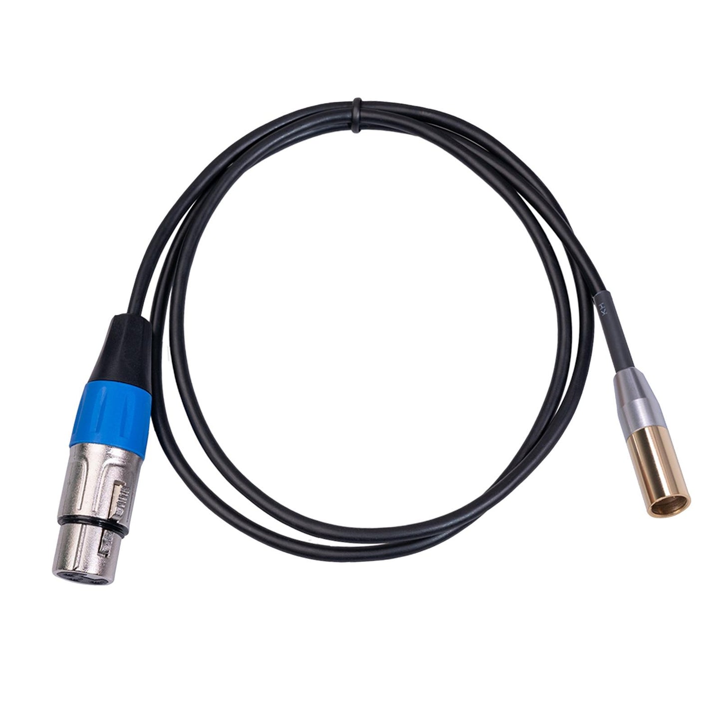 Mini XLR Male to 3-pin XLR Female Audio Cable for Microphones & Mixers 1m