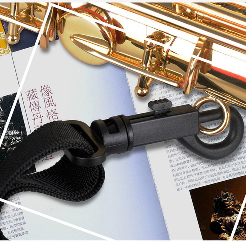 Saxophone Neck Straps for Alto/Tenor/Soprano/Baritone Saxophones Brown