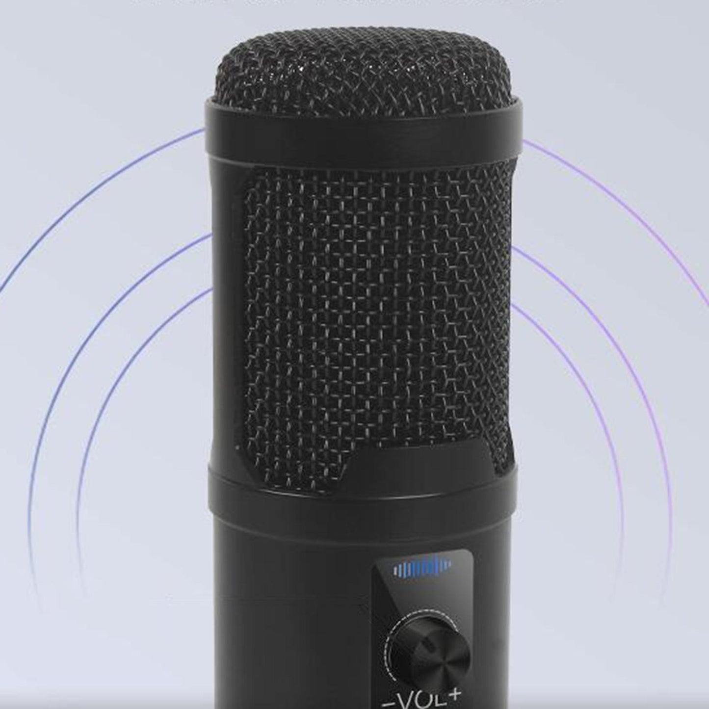 USB Microphone Kit with Mute Key Condenser Computer Cardioid Mic Recording