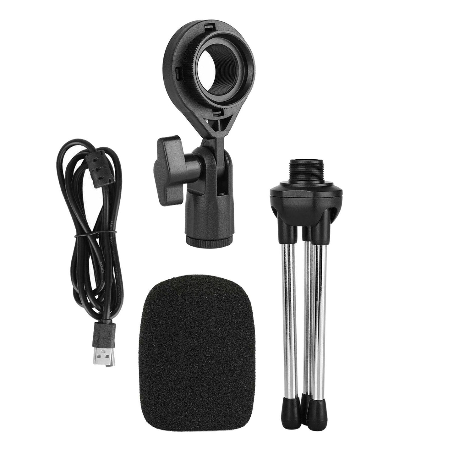 Studio Condenser Microphone Recording Podcast Cardioid Mic Sponge Cover