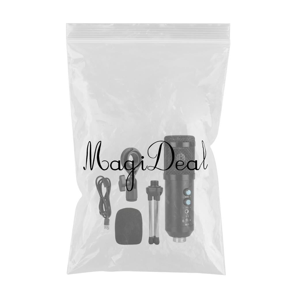 Studio Condenser Microphone Recording Podcast Cardioid Mic Sponge Cover