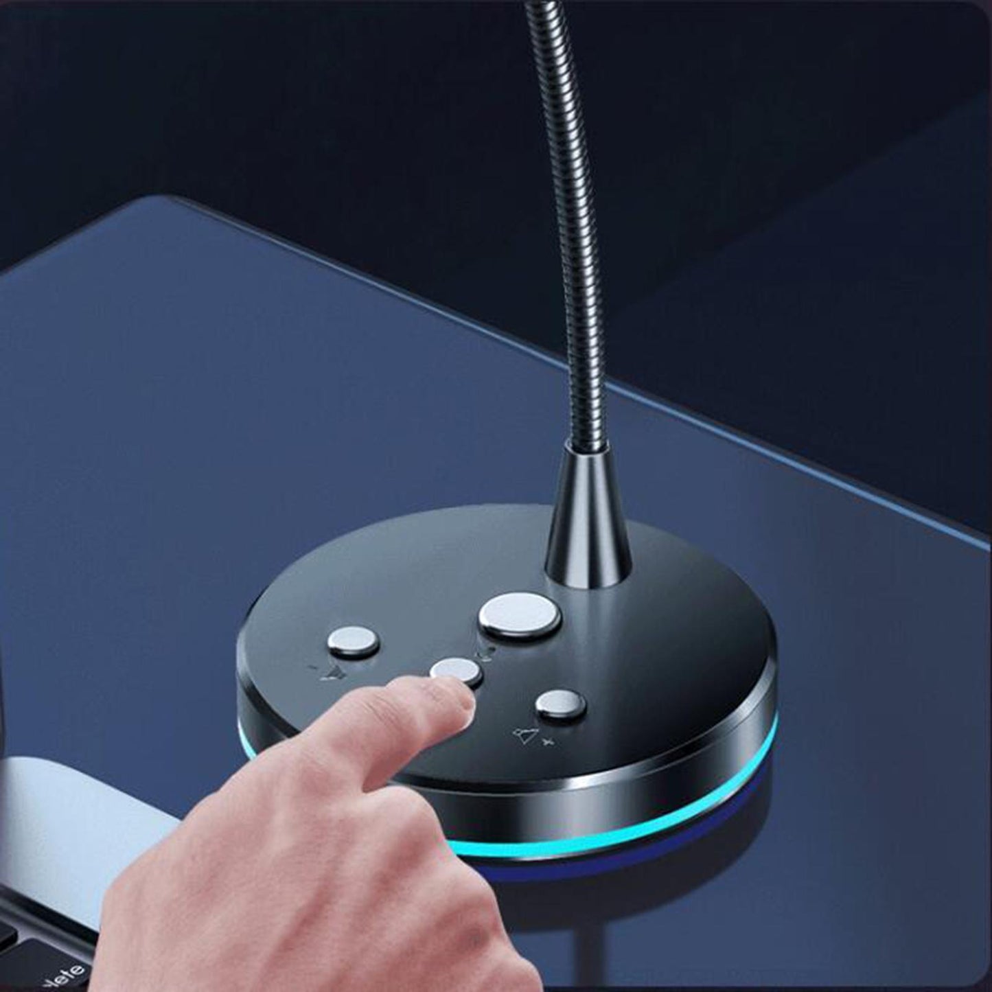 Desktop Stand Microphone Flexible Adjustable Gooseneck Style 2