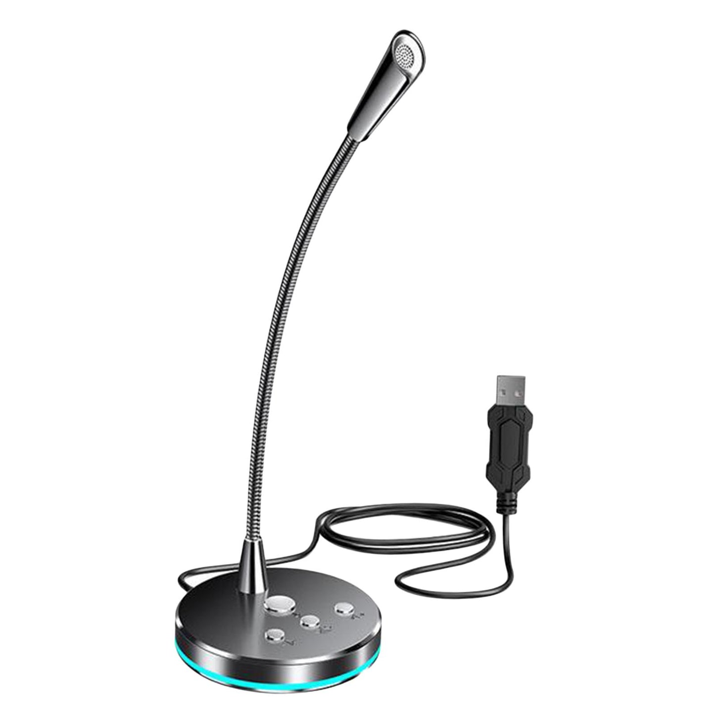 Desktop Stand Microphone Flexible Adjustable Gooseneck Style 2