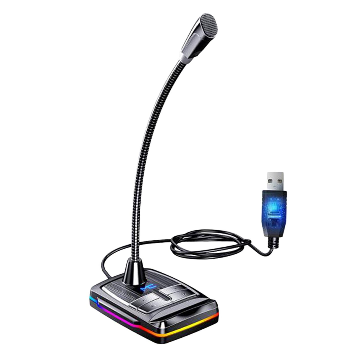 Desktop Stand Microphone Flexible Adjustable Gooseneck Style 4