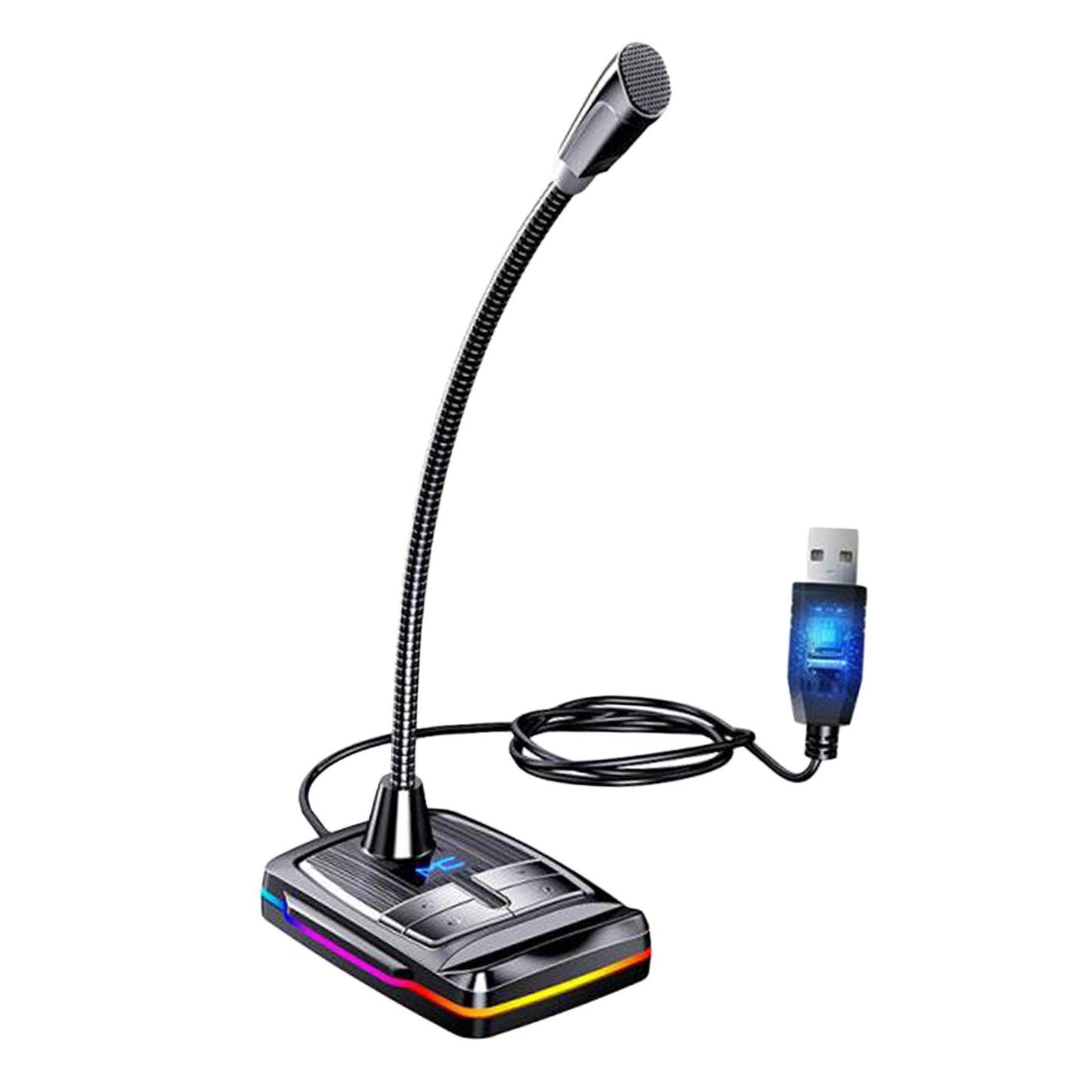 Desktop Stand Microphone Flexible Adjustable Gooseneck Style 4