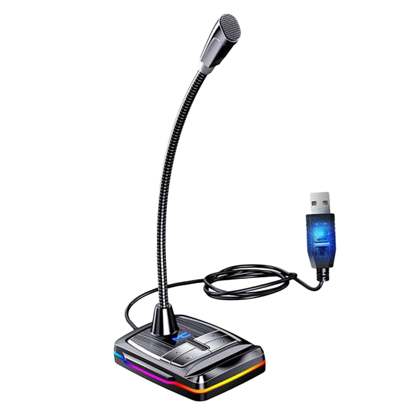 Desktop Stand Microphone Flexible Adjustable Gooseneck Style 4
